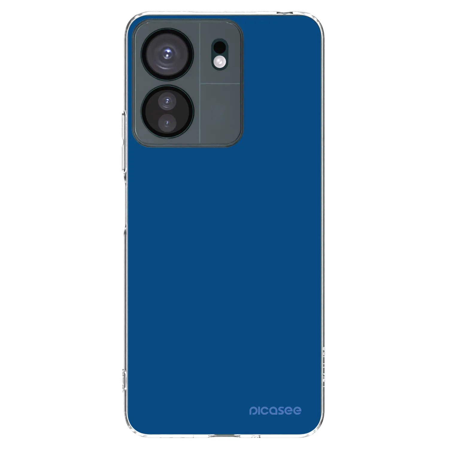 Picasee silikonowe przeźroczyste etui na Xiaomi Redmi 13C 4G - Navy Blue