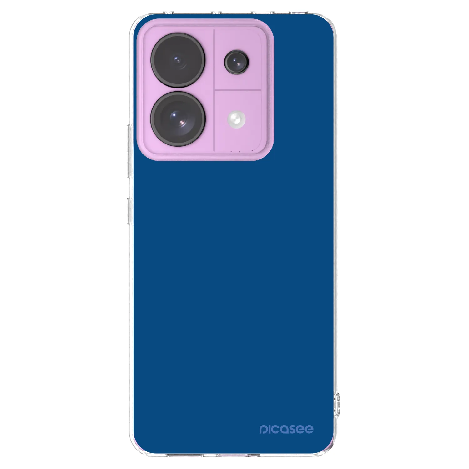 Picasee silikonowe przeźroczyste etui na Xiaomi Redmi Note 13 Pro 5G - Navy Blue