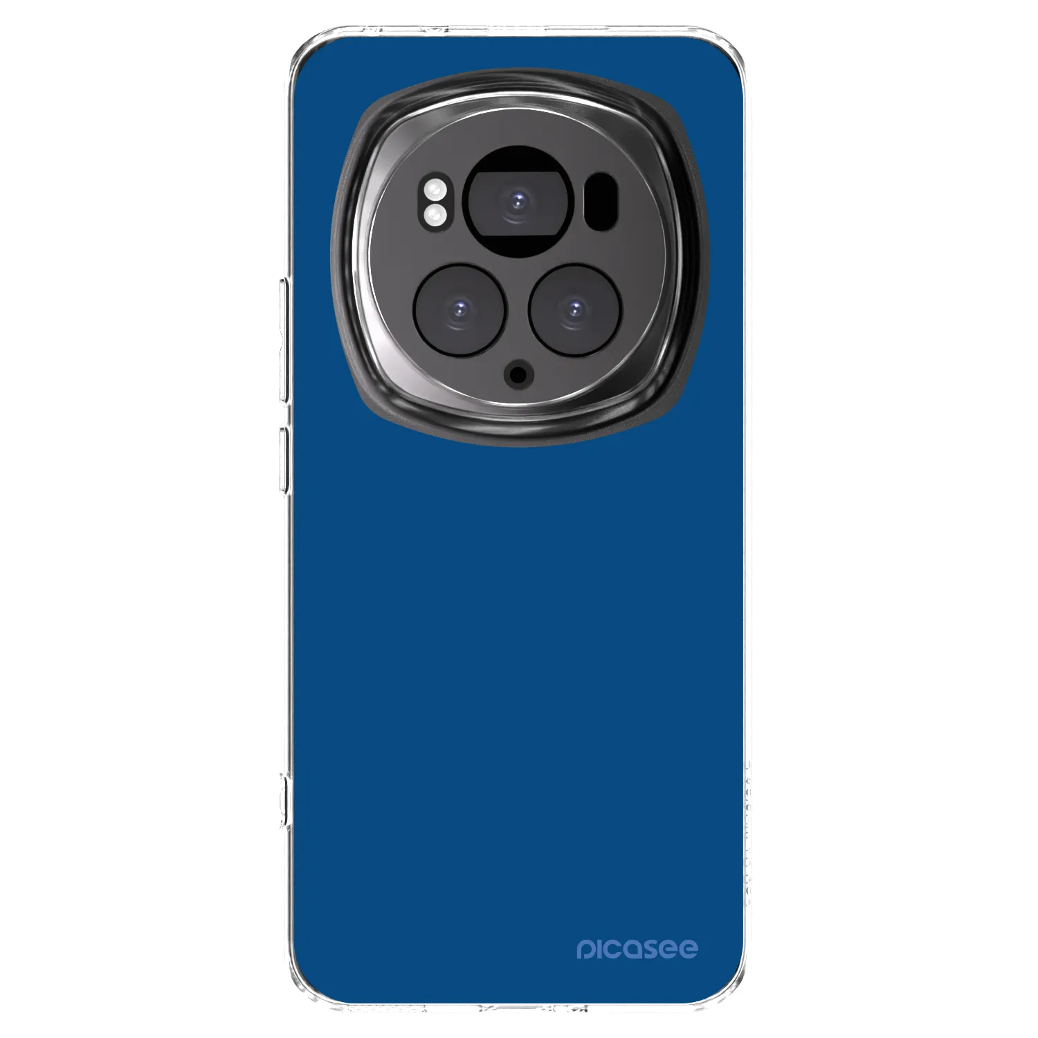 Picasee silikonowe przeźroczyste etui na Honor Magic6 Pro - Navy Blue