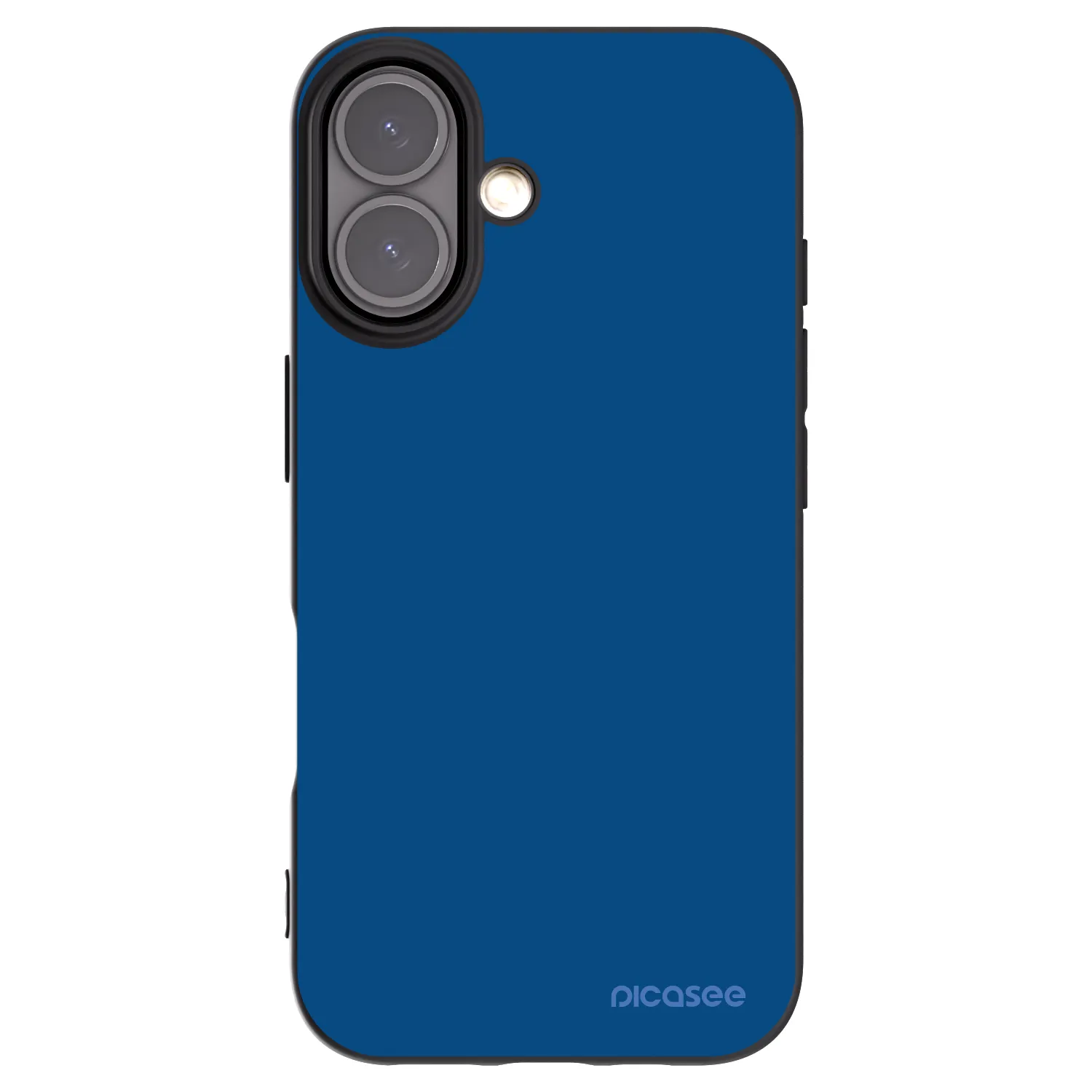 Picasee silikonowe czarne etui na Apple iPhone 16 - Navy Blue