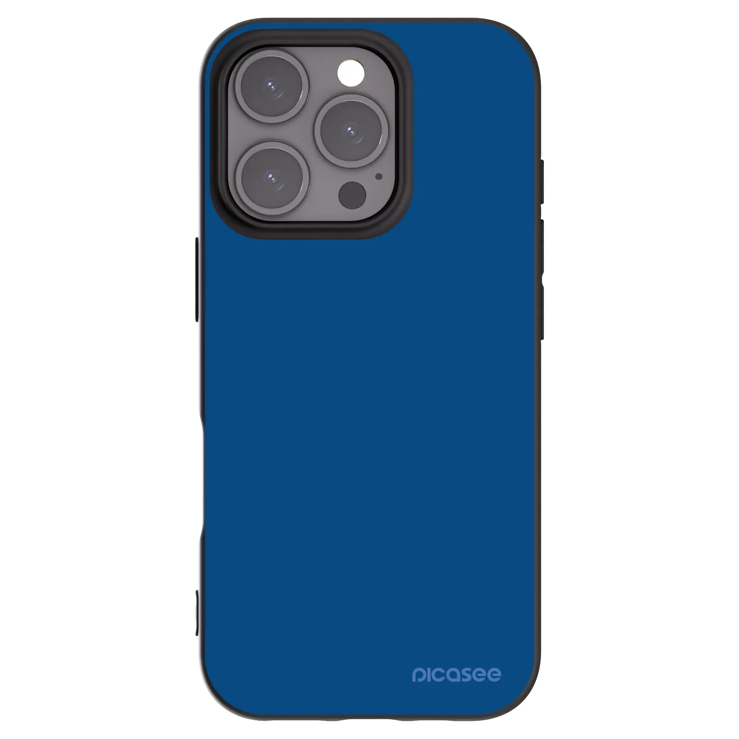 Picasee silikonowe czarne etui na Apple iPhone 16 Pro - Navy Blue