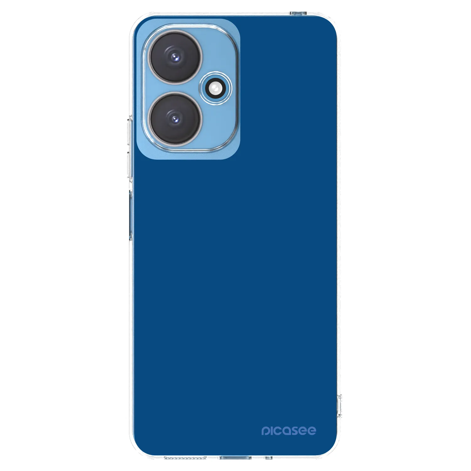 Picasee silikonowe przeźroczyste etui na Xiaomi Redmi 13C 5G - Navy Blue