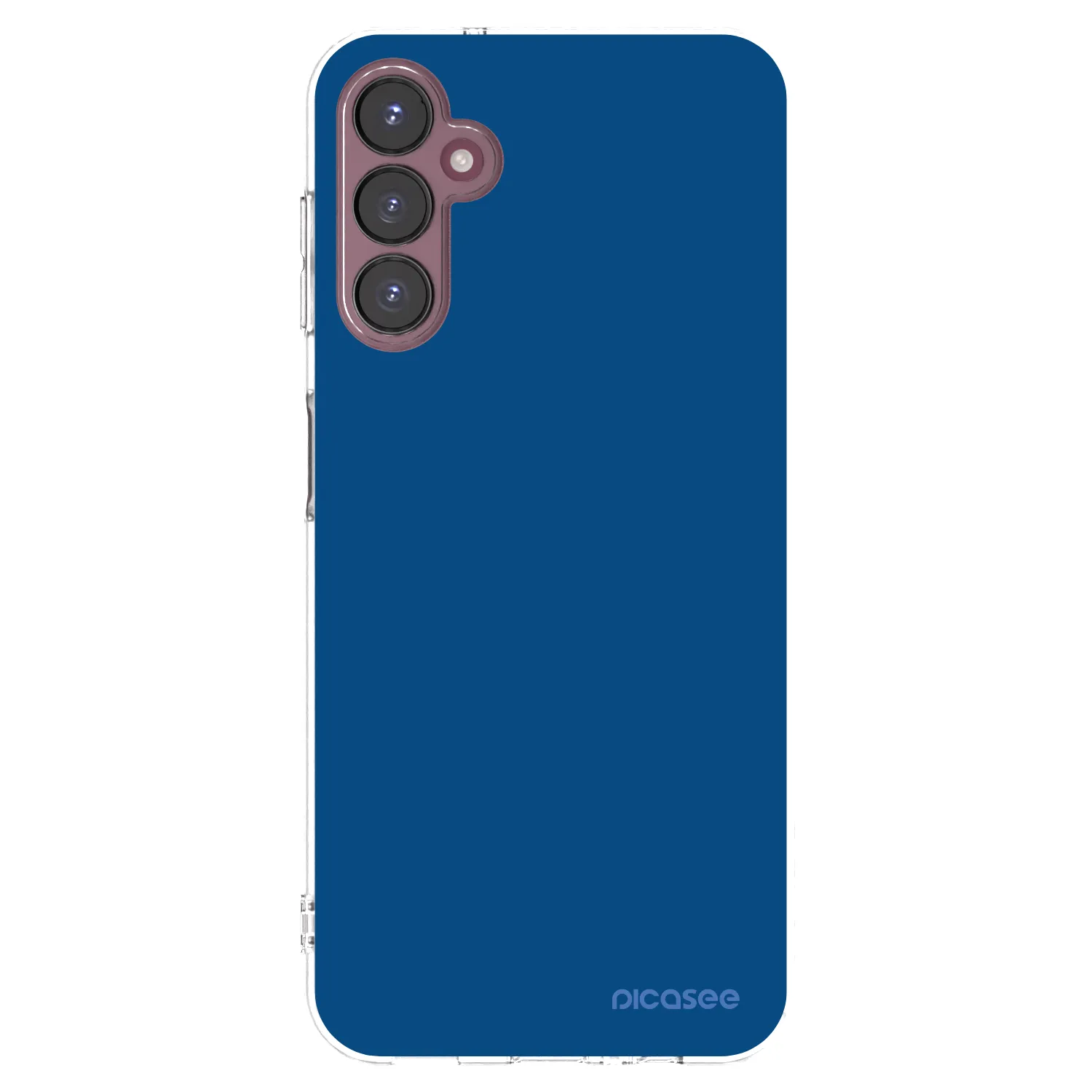 Picasee silikonowe przeźroczyste etui na Samsung Galaxy A05s A057G - Navy Blue