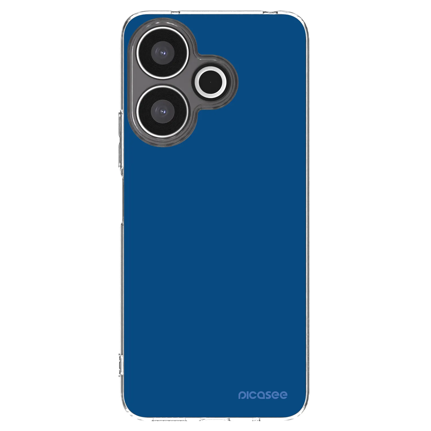 Picasee silikonowe przeźroczyste etui na Xiaomi Redmi 13 4G - Navy Blue