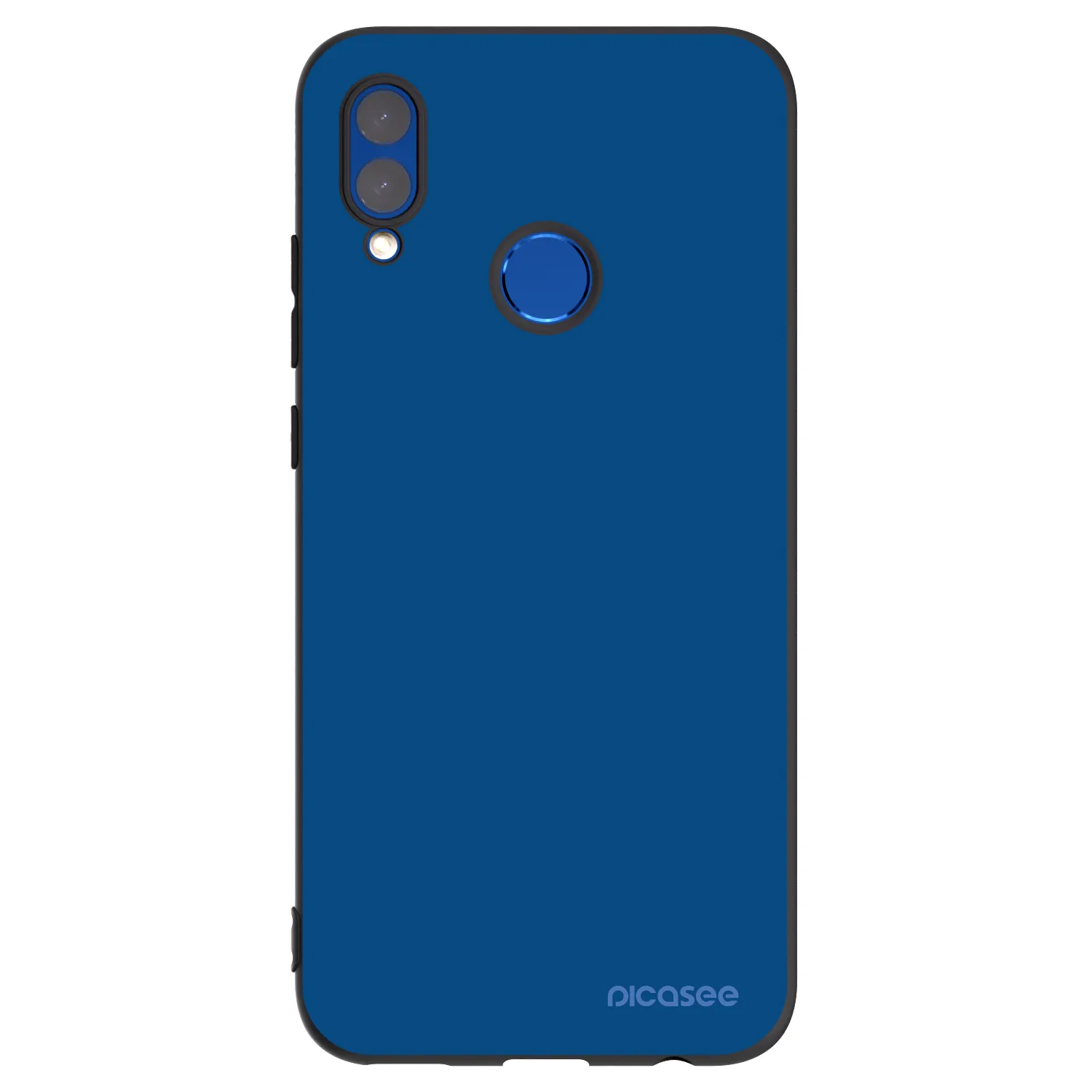 Picasee silikonowe czarne etui na Honor 10 Lite - Navy Blue