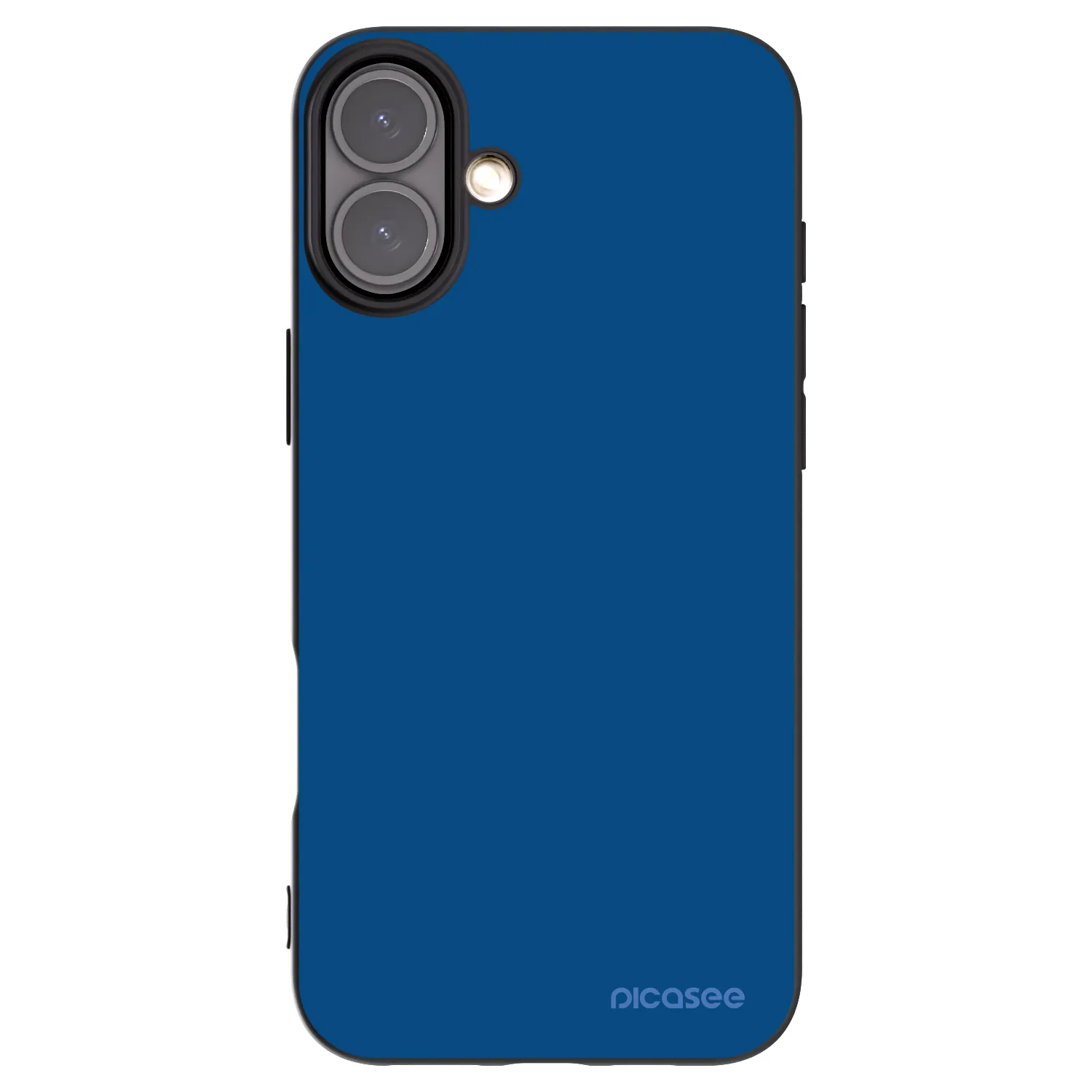 Picasee silikonowe czarne etui na Apple iPhone 16 Plus - Navy Blue