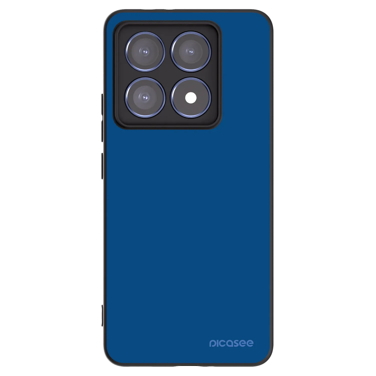 Picasee silikonowe czarne etui na Xiaomi 14T Pro - Navy Blue