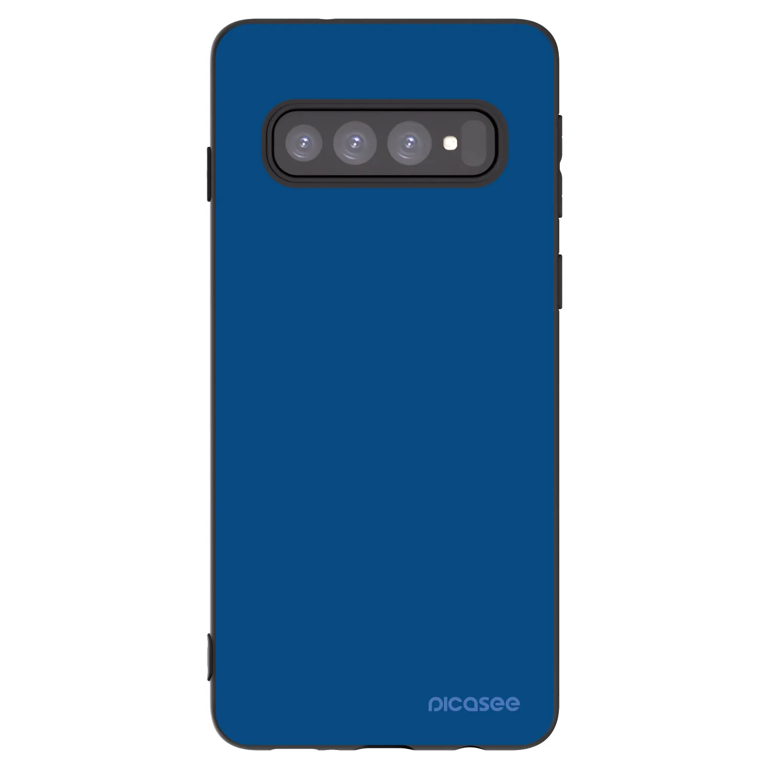 Picasee silikonowe czarne etui na Samsung Galaxy S10 G973 - Navy Blue