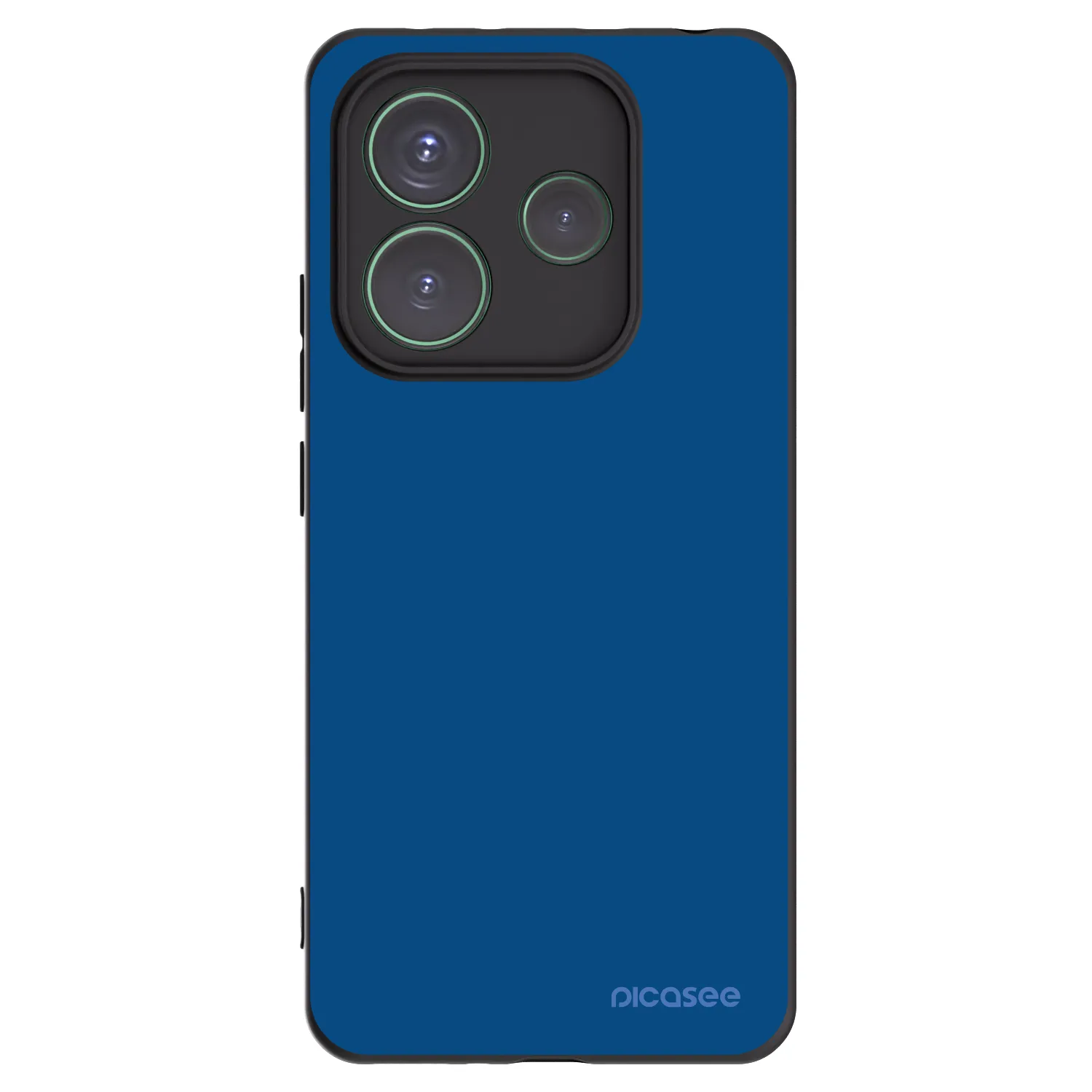 Picasee silikonowe czarne etui na Xiaomi Redmi Note 14 5G - Navy Blue