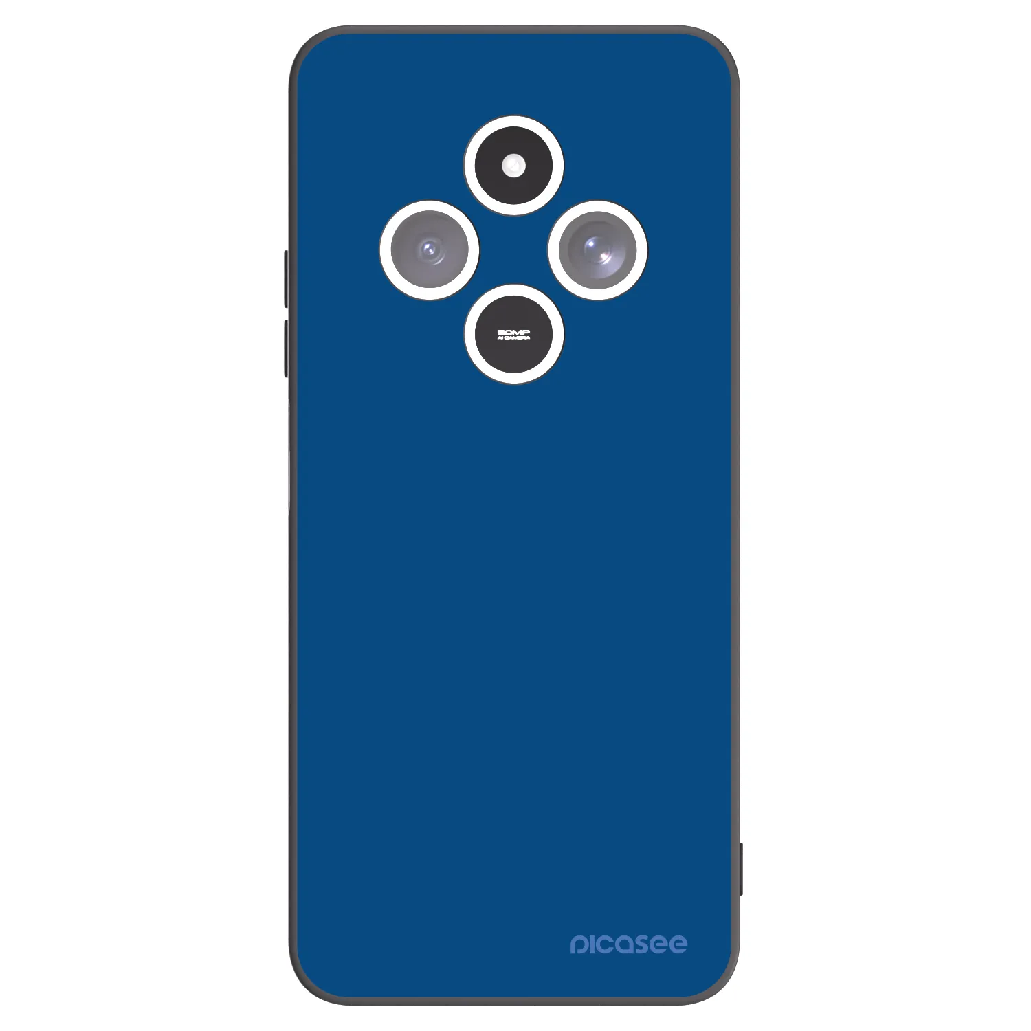 Picasee silikonowe czarne etui na Xiaomi Redmi 14C - Navy Blue