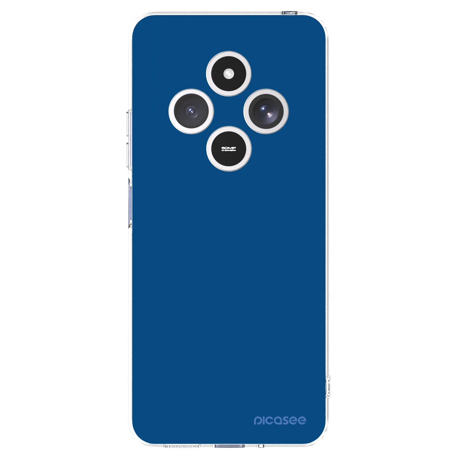 Picasee silikonowe przeźroczyste etui na Xiaomi Redmi 14C - Navy Blue