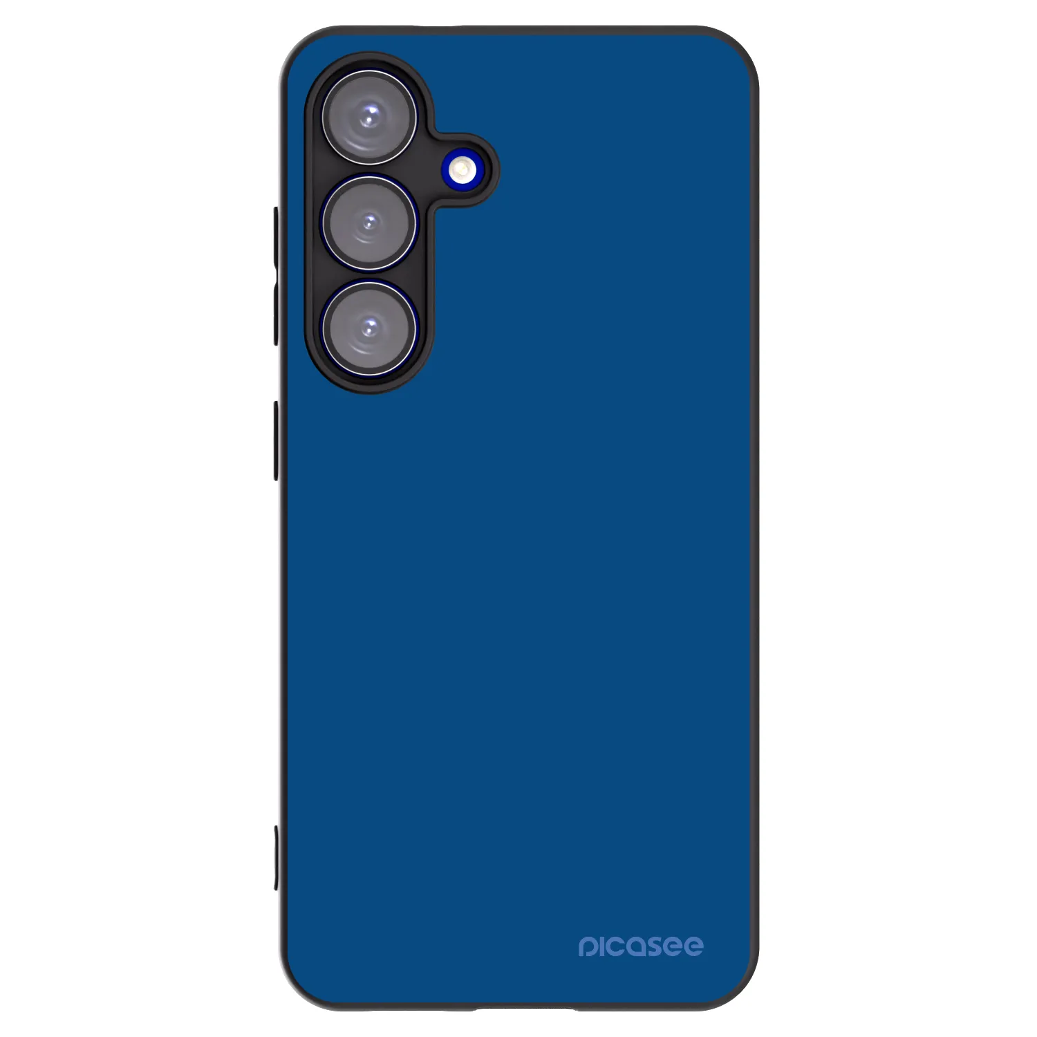 Picasee silikonowe czarne etui na Samsung Galaxy S25 5G - Navy Blue