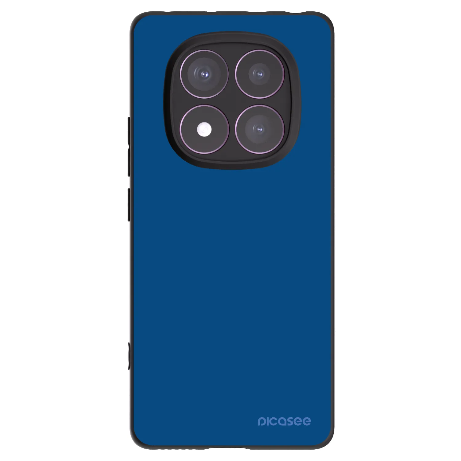 Picasee silikonowe czarne etui na Xiaomi Redmi Note 14 Pro 4G - Navy Blue