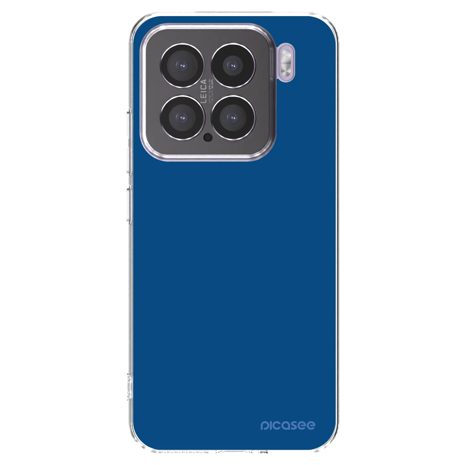 Picasee silikonowe przeźroczyste etui na Xiaomi 15 - Navy Blue