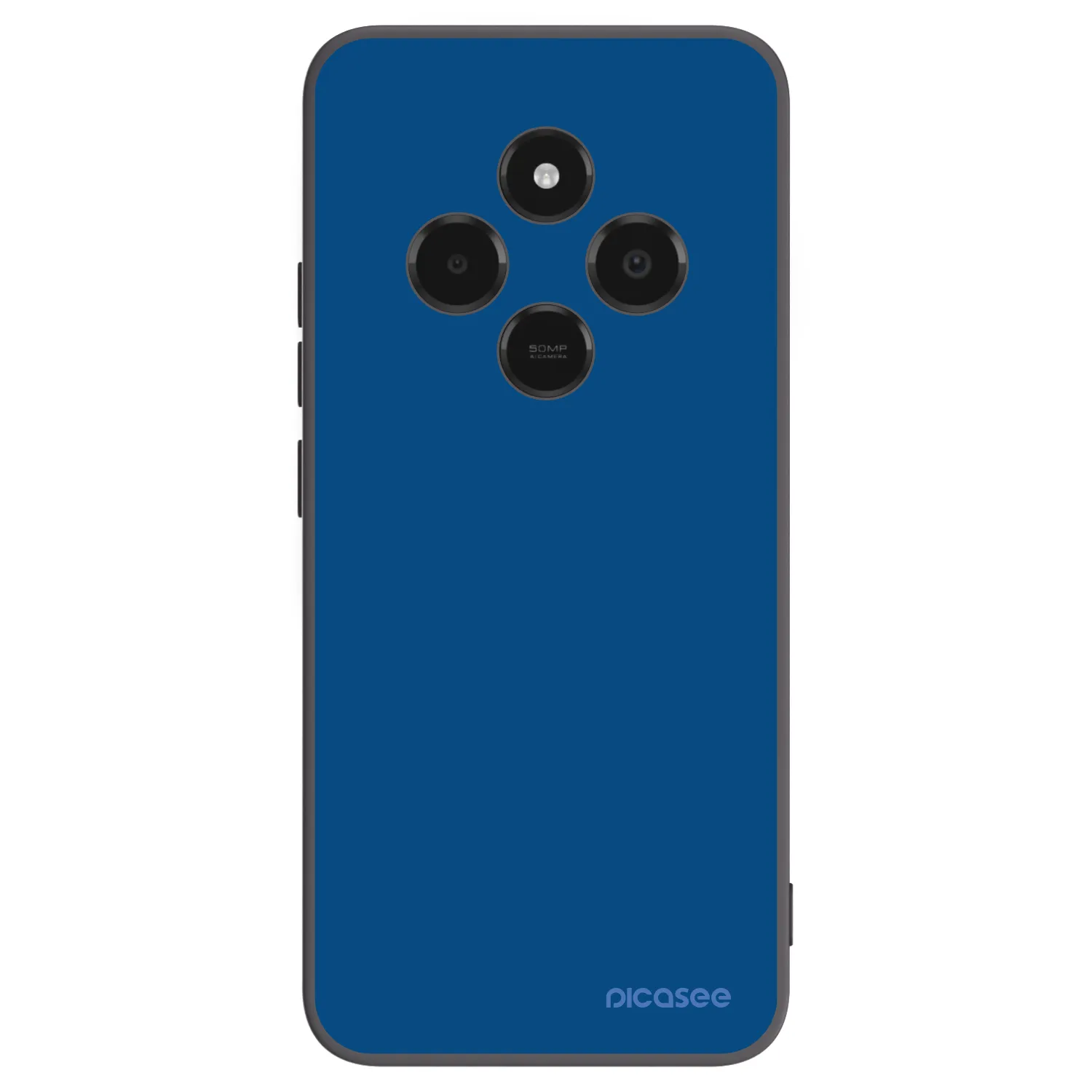 Picasee silikonowe czarne etui na Xiaomi Poco C75 - Navy Blue