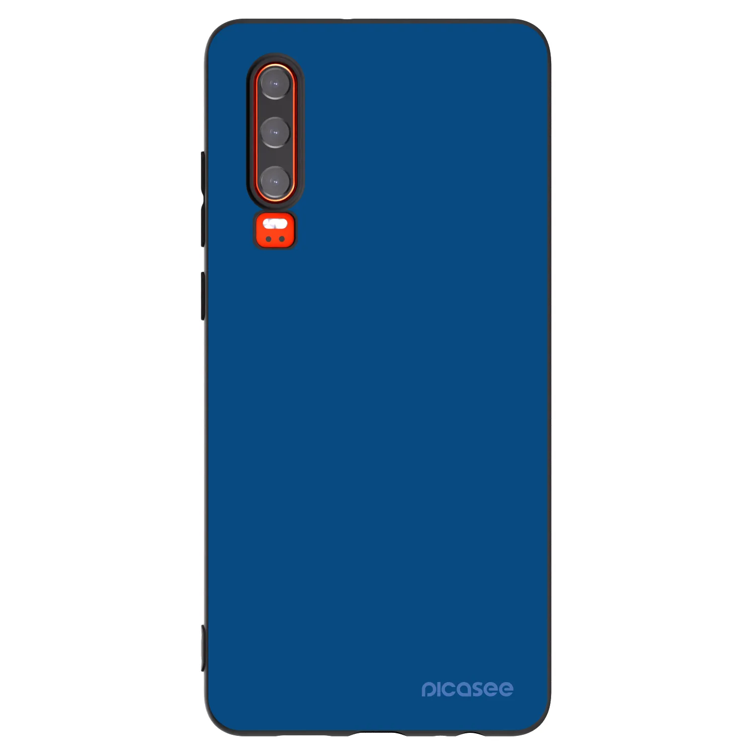 Picasee silikonowe czarne etui na Huawei P30 - Navy Blue