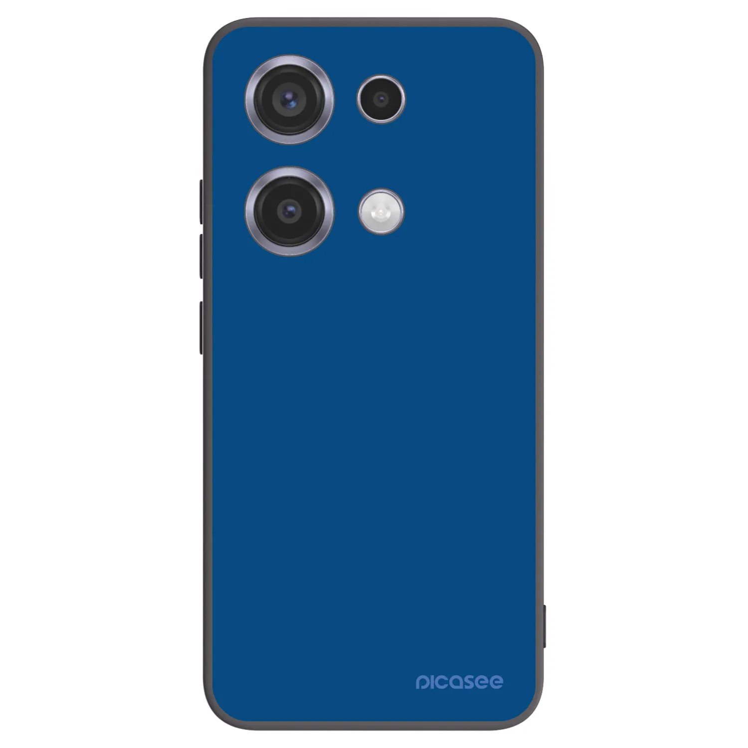 Picasee silikonowe czarne etui na Xiaomi Redmi Note 14S - Navy Blue