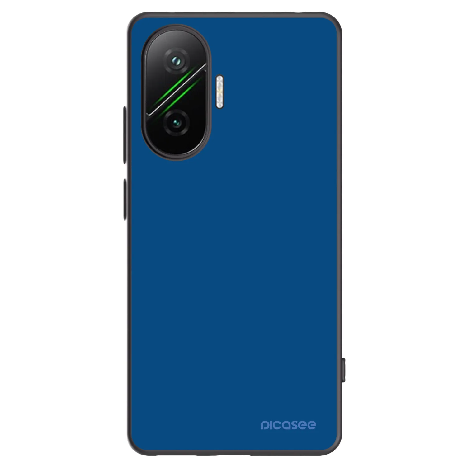 Picasee silikonowe czarne etui na Xiaomi Poco F7 5G - Navy Blue