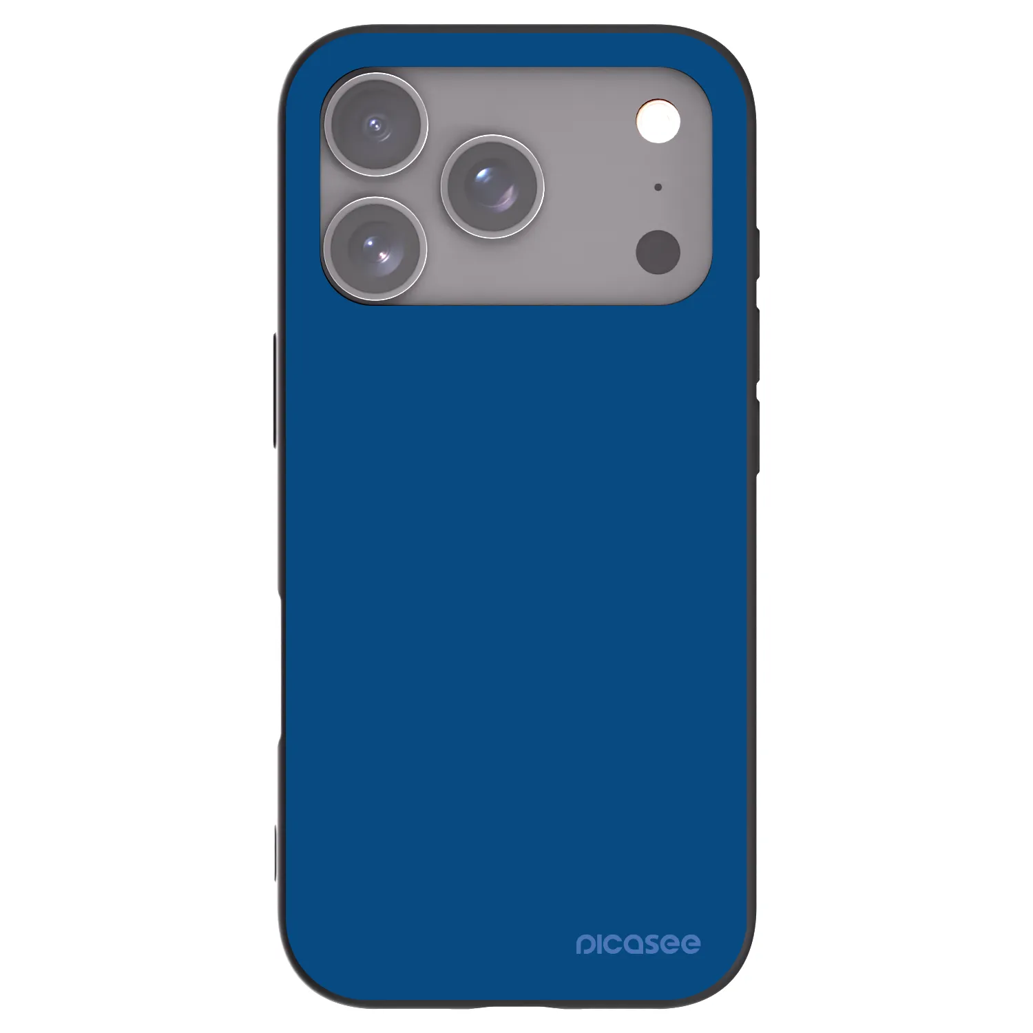 Picasee silikonowe czarne etui na Apple iPhone 17 Pro - Navy Blue