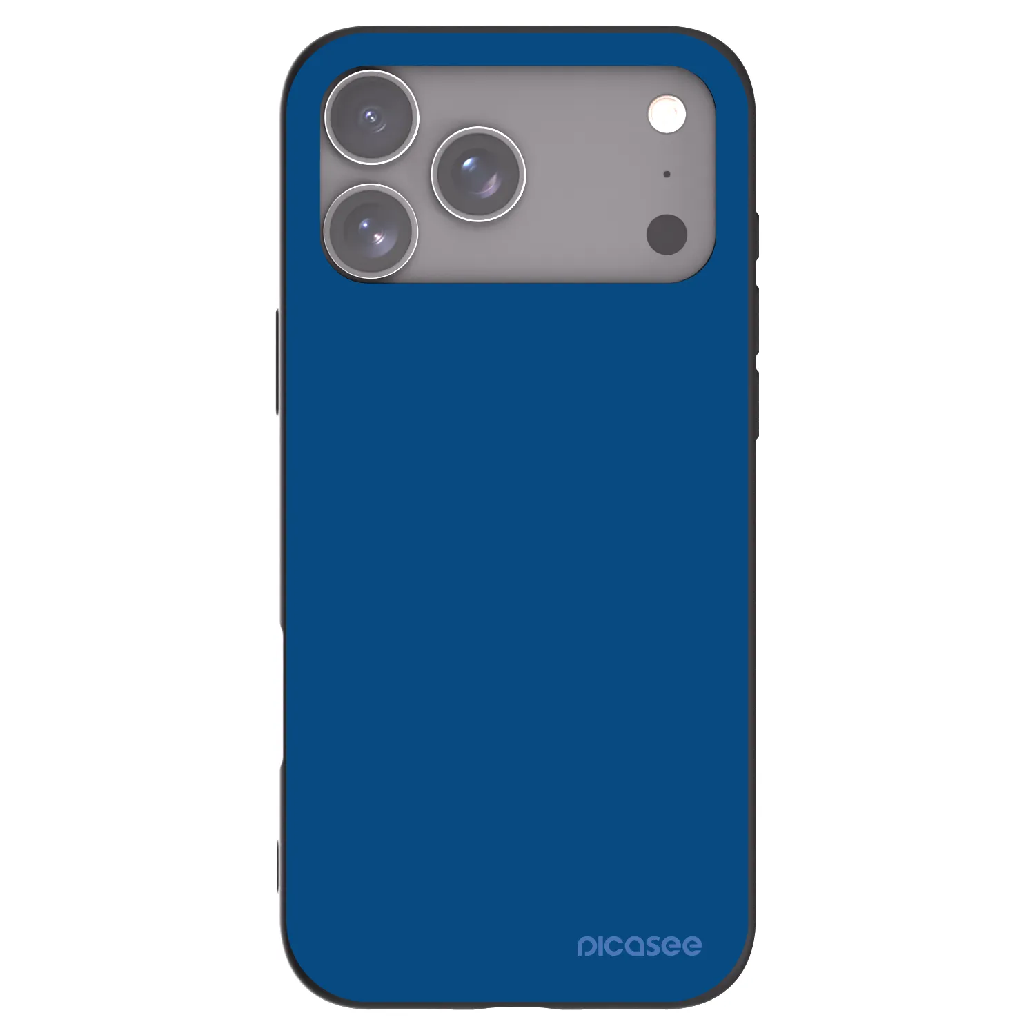 Picasee silikonowe czarne etui na Apple iPhone 17 Pro Max - Navy Blue