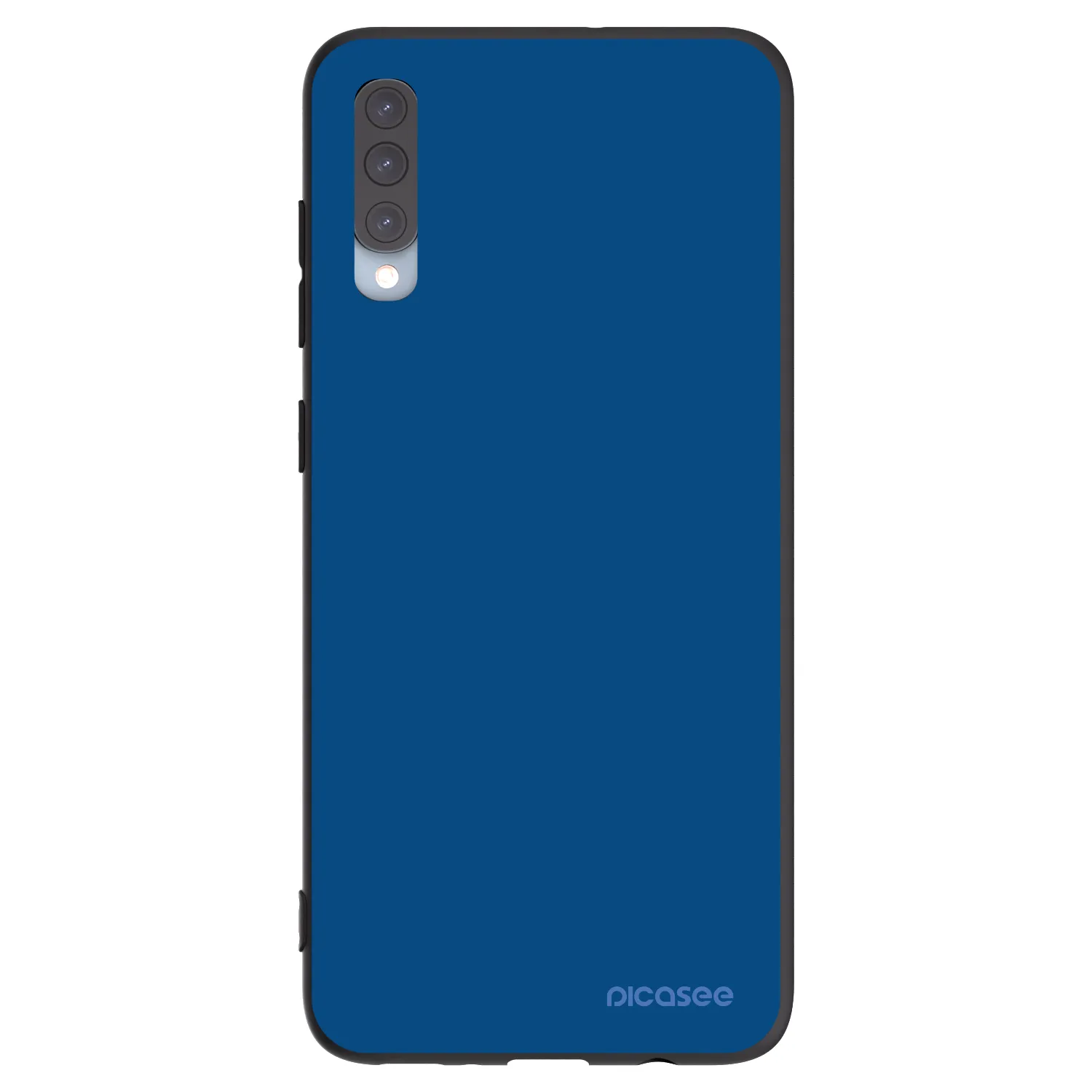 Picasee silikonowe czarne etui na Samsung Galaxy A70 A705F - Navy Blue