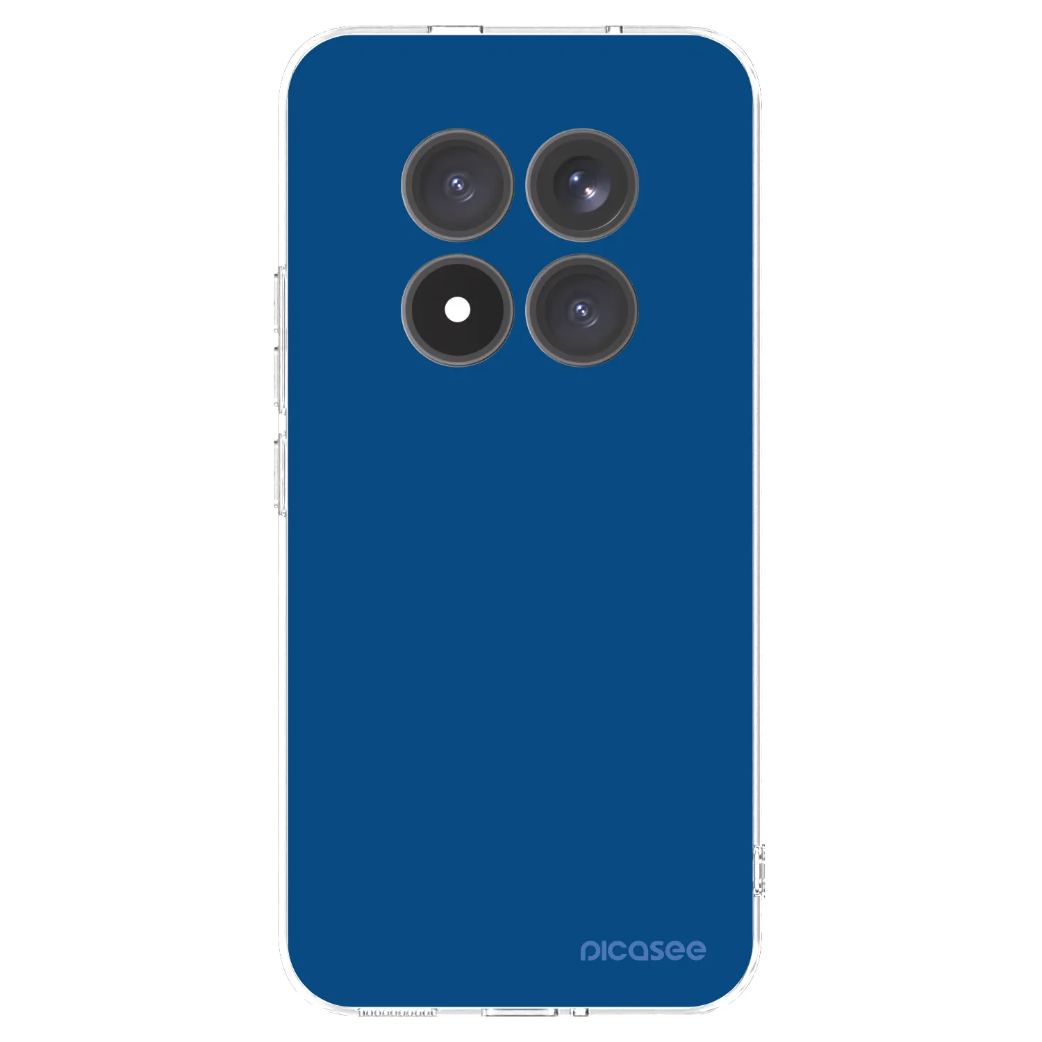Picasee silikonowe przeźroczyste etui na Xiaomi Redmi Note 15 Pro+ - Navy Blue