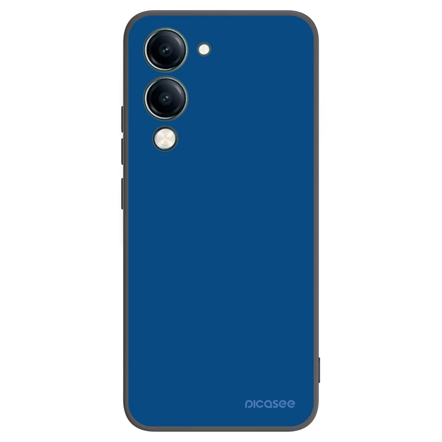 Picasee silikonowe czarne etui na Vivo Y29s 5G - Navy Blue
