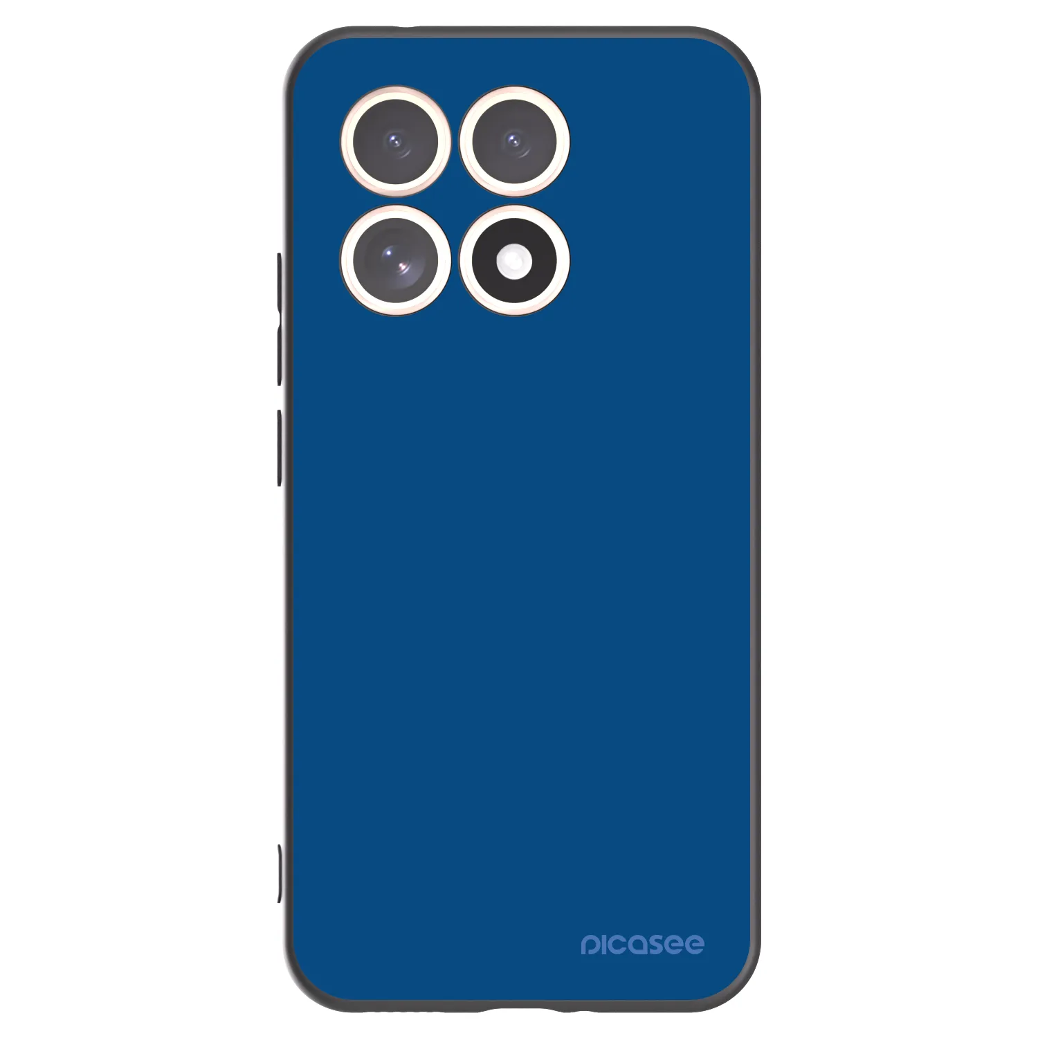 Picasee silikonowe czarne etui na Xiaomi 15T - Navy Blue