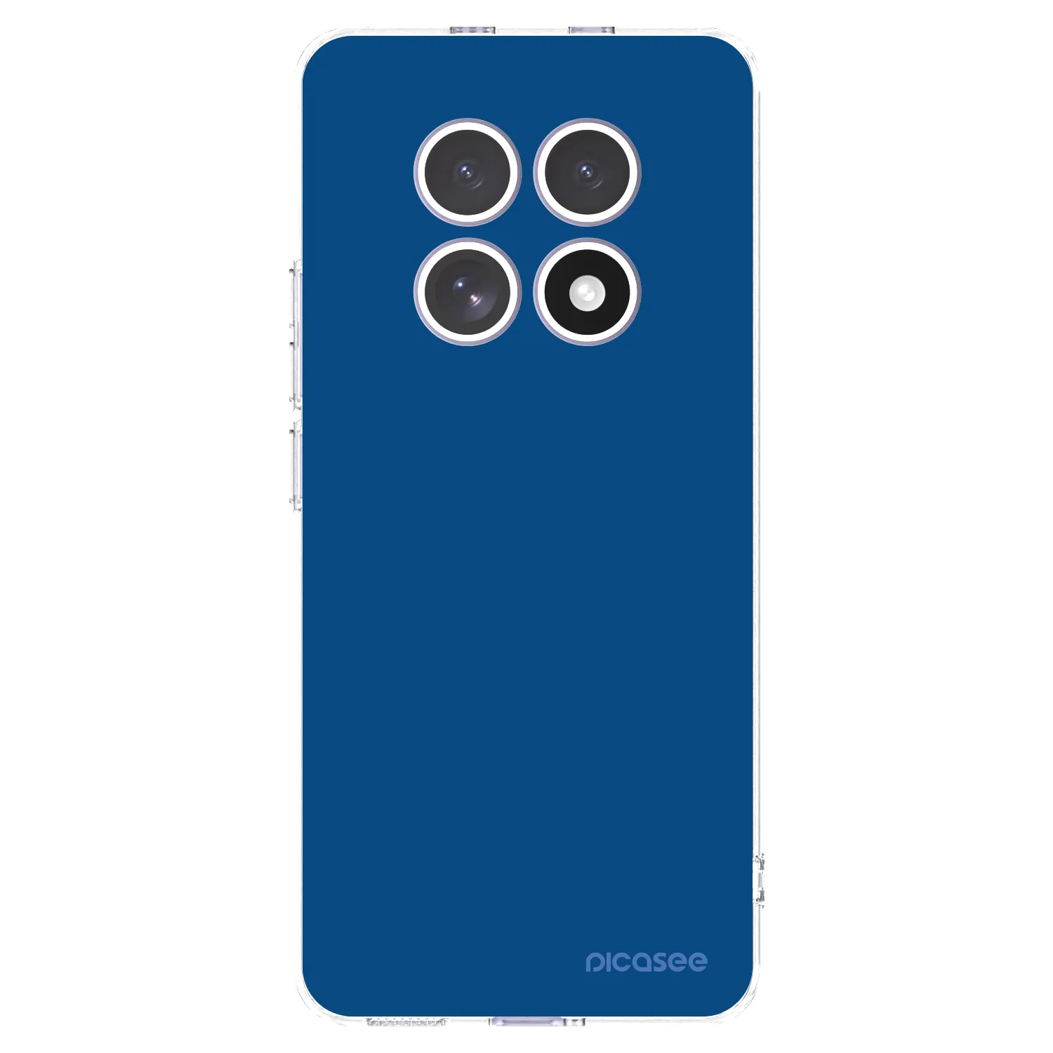 Picasee silikonowe przeźroczyste etui na Xiaomi Redmi Note 15 4G - Navy Blue