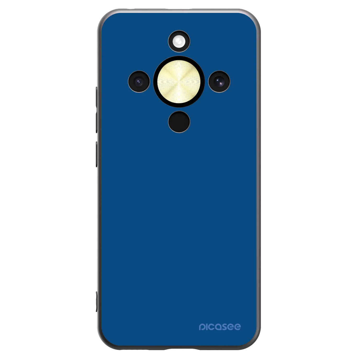 Picasee silikonowe czarne etui na Honor Magic8 Lite 5G - Navy Blue