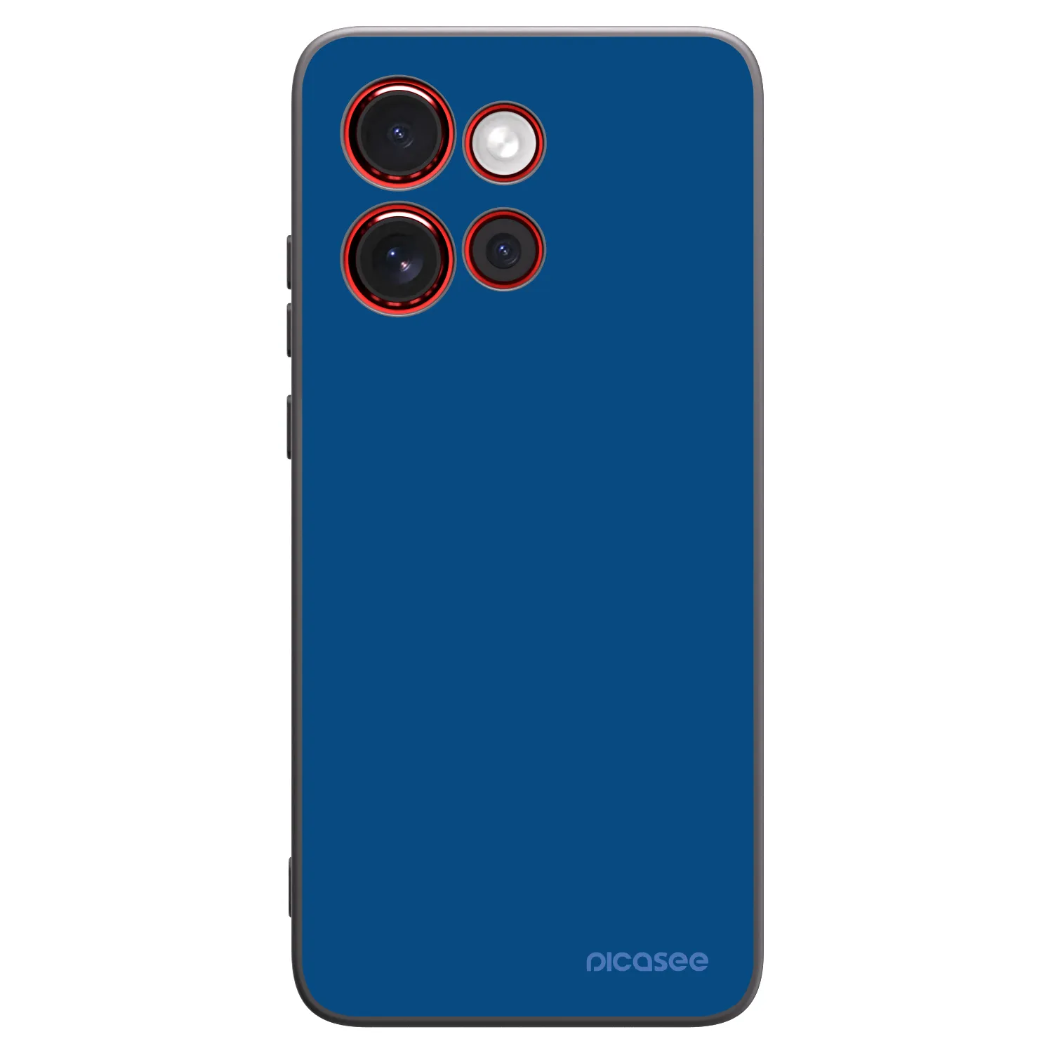 Picasee silikonowe czarne etui na Motorola Edge 60 Neo 5G - Navy Blue