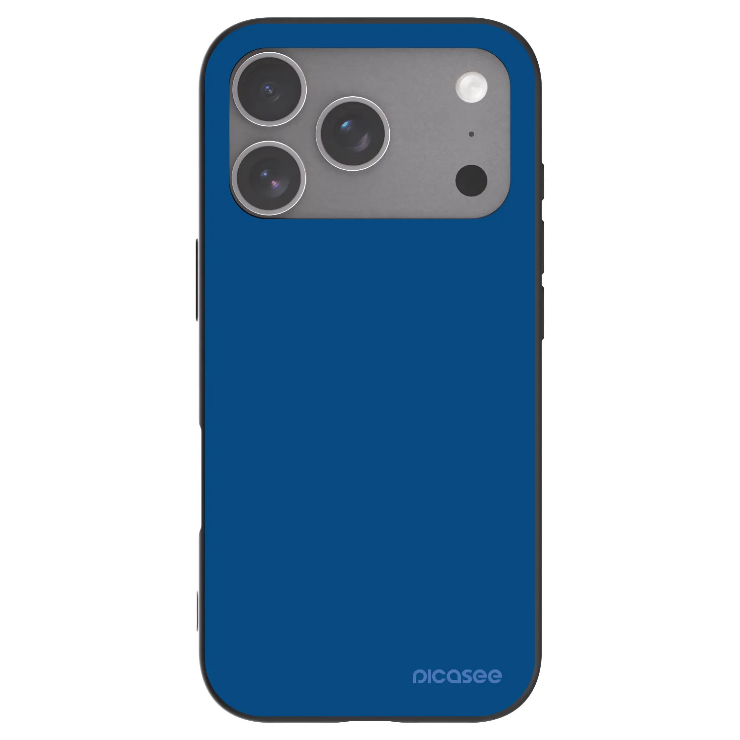 Picasee silikonowe czarne etui na Apple iPhone 18 Pro - Navy Blue