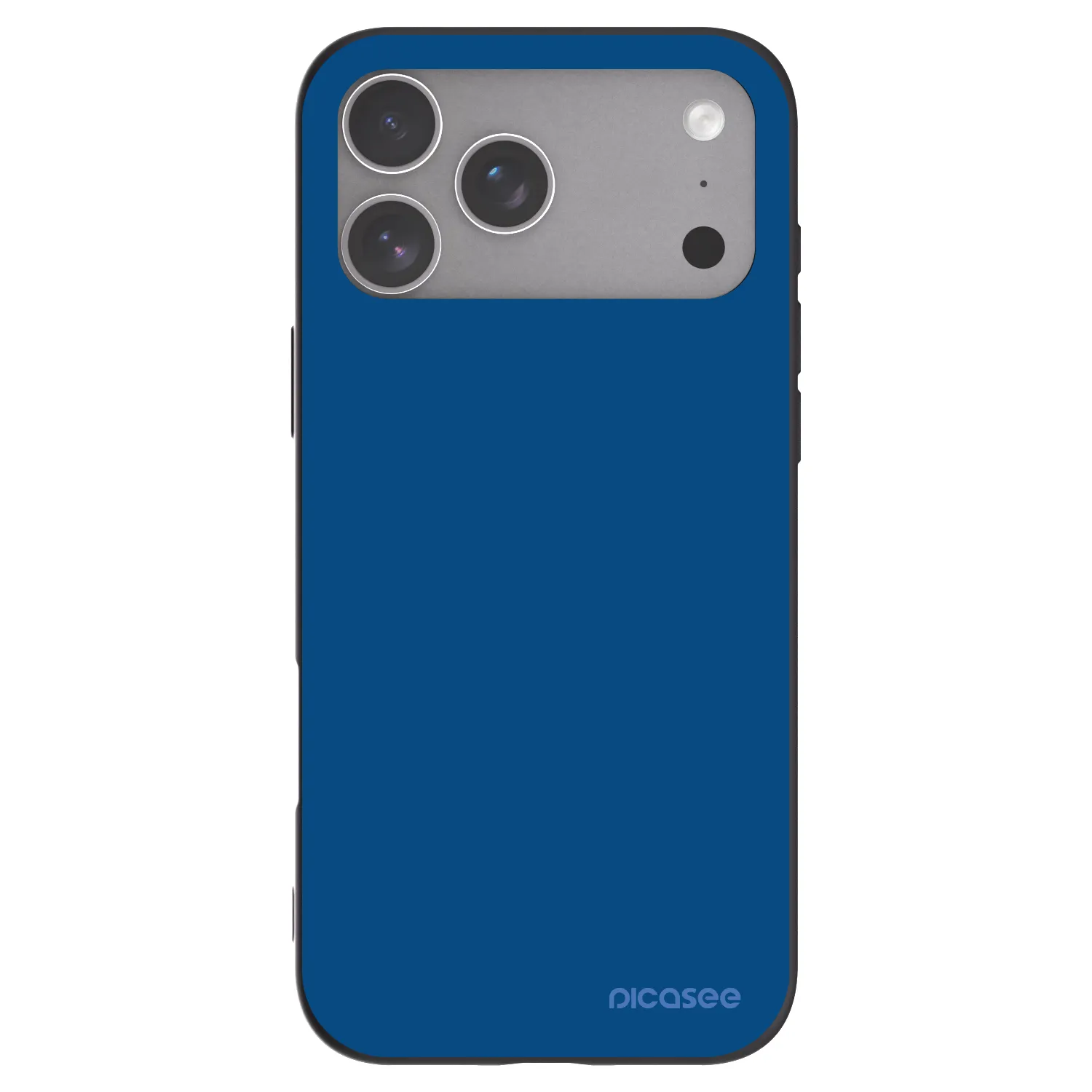 Picasee silikonowe czarne etui na Apple iPhone 18 Pro Max - Navy Blue