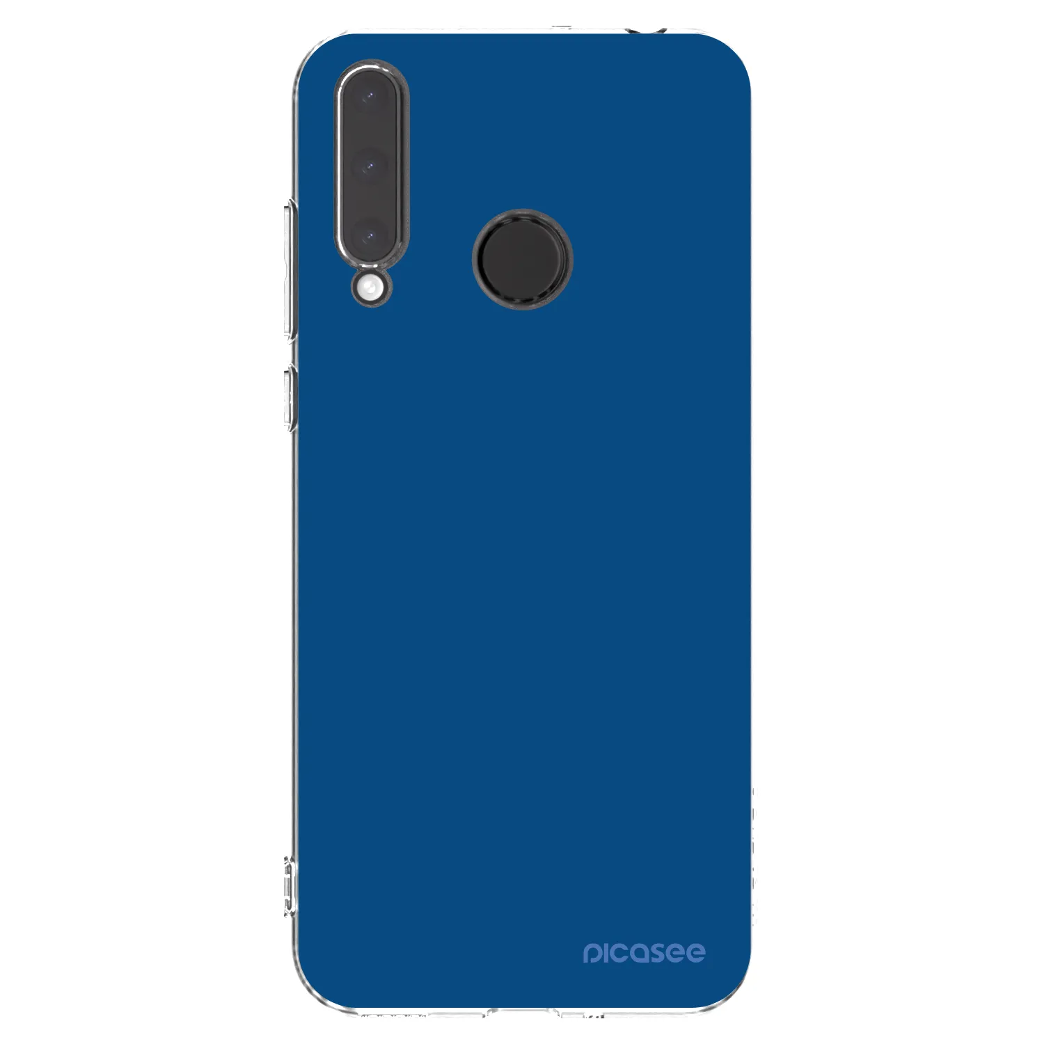 Picasee silikonowe przeźroczyste etui na Honor 20 Lite - Navy Blue