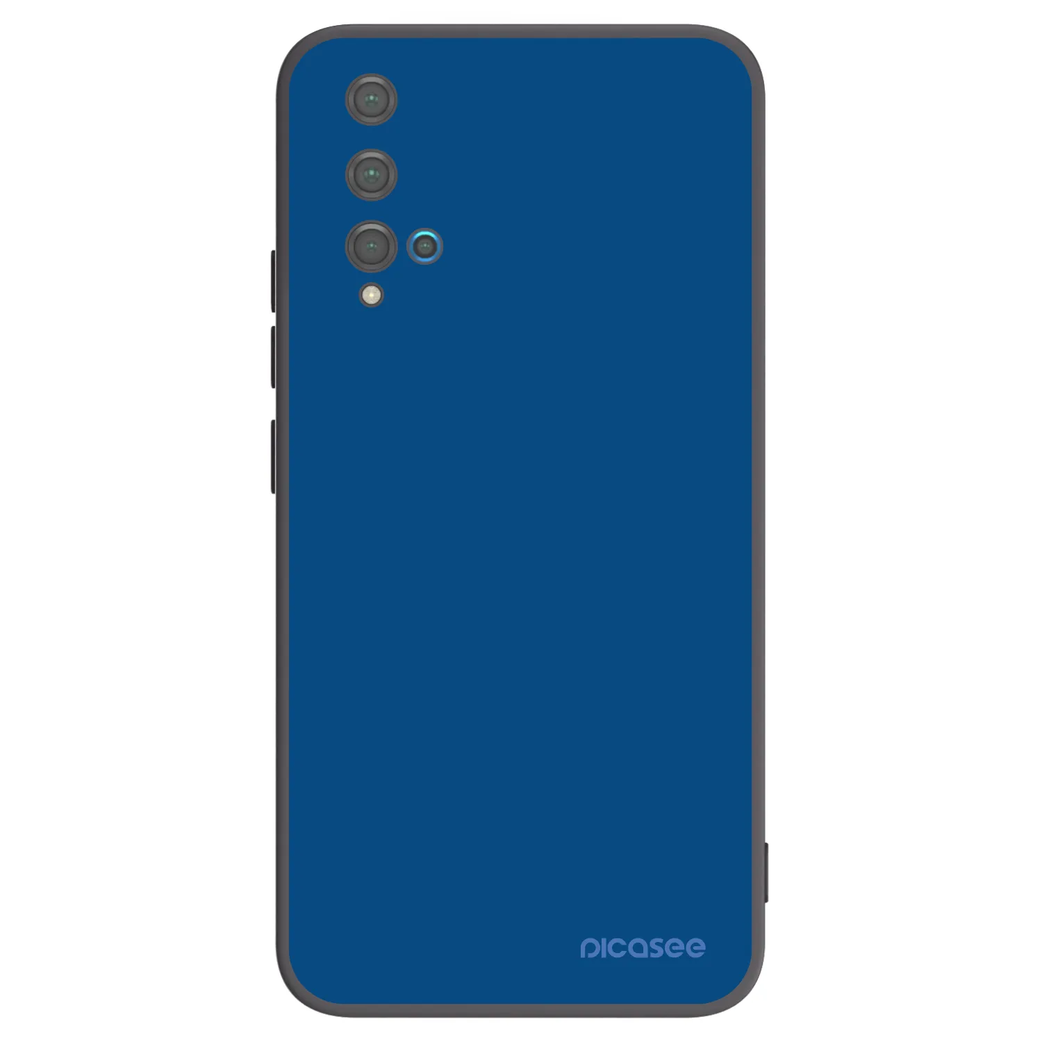 Picasee silikonowe czarne etui na Huawei Nova 5T - Navy Blue