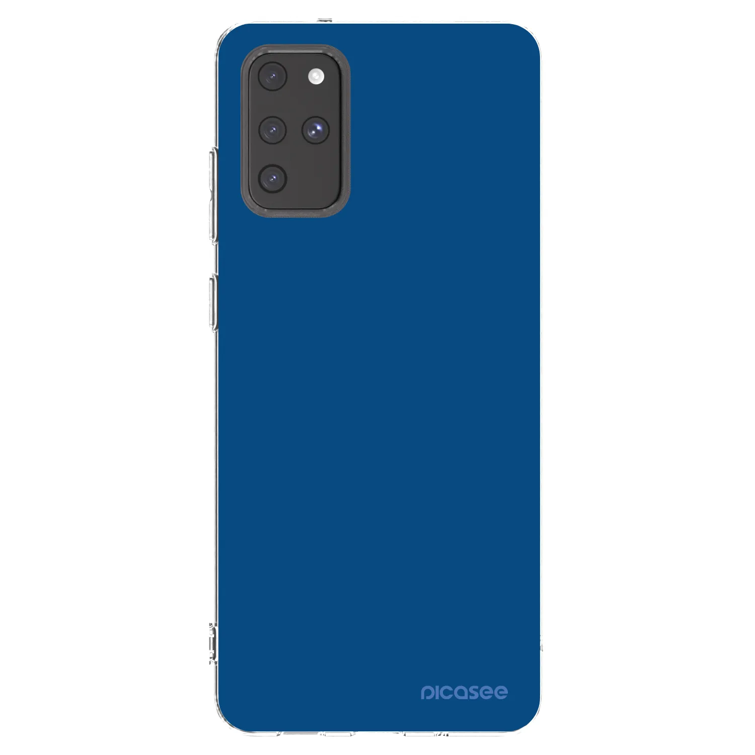 Picasee silikonowe przeźroczyste etui na Samsung Galaxy S20+ G985F - Navy Blue