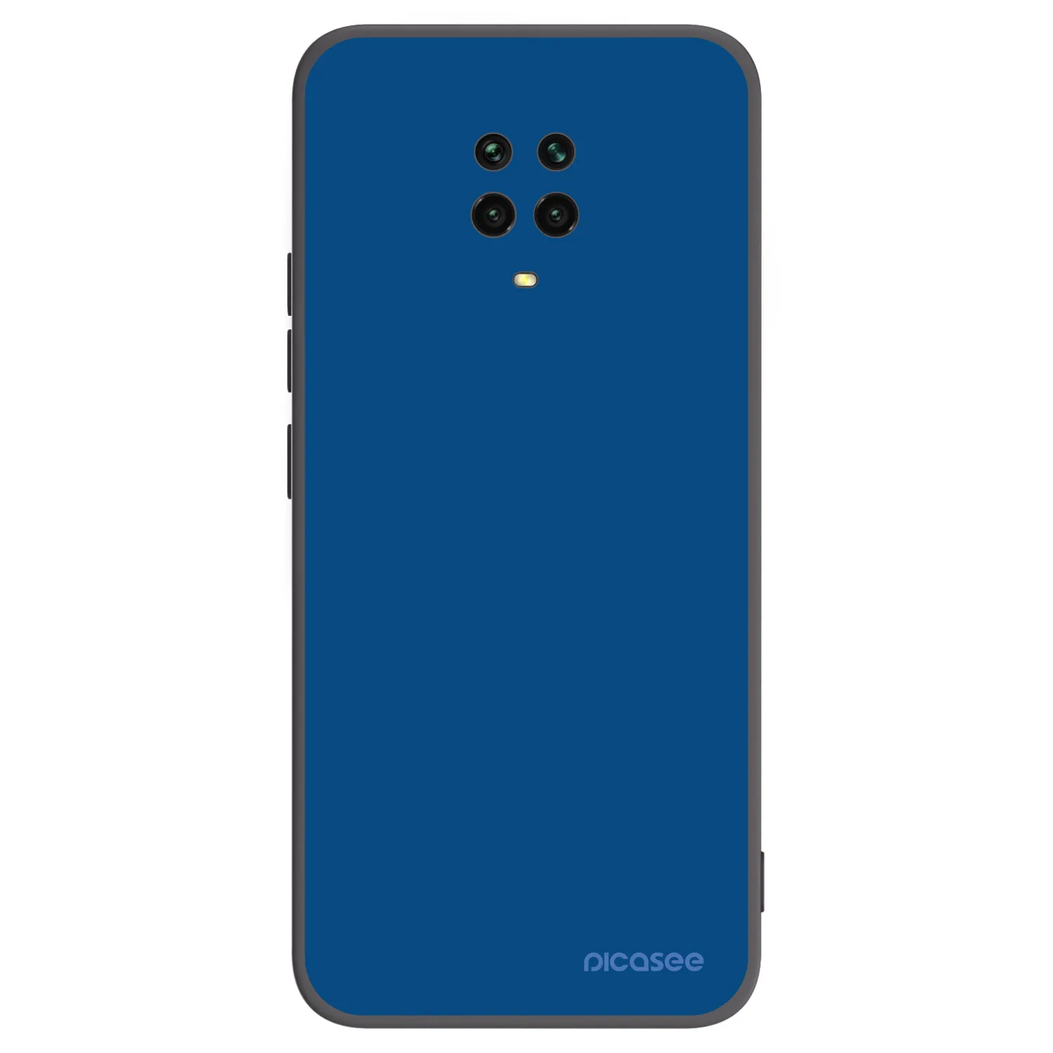 Picasee silikonowe czarne etui na Xiaomi Redmi Note 9 Pro - Navy Blue
