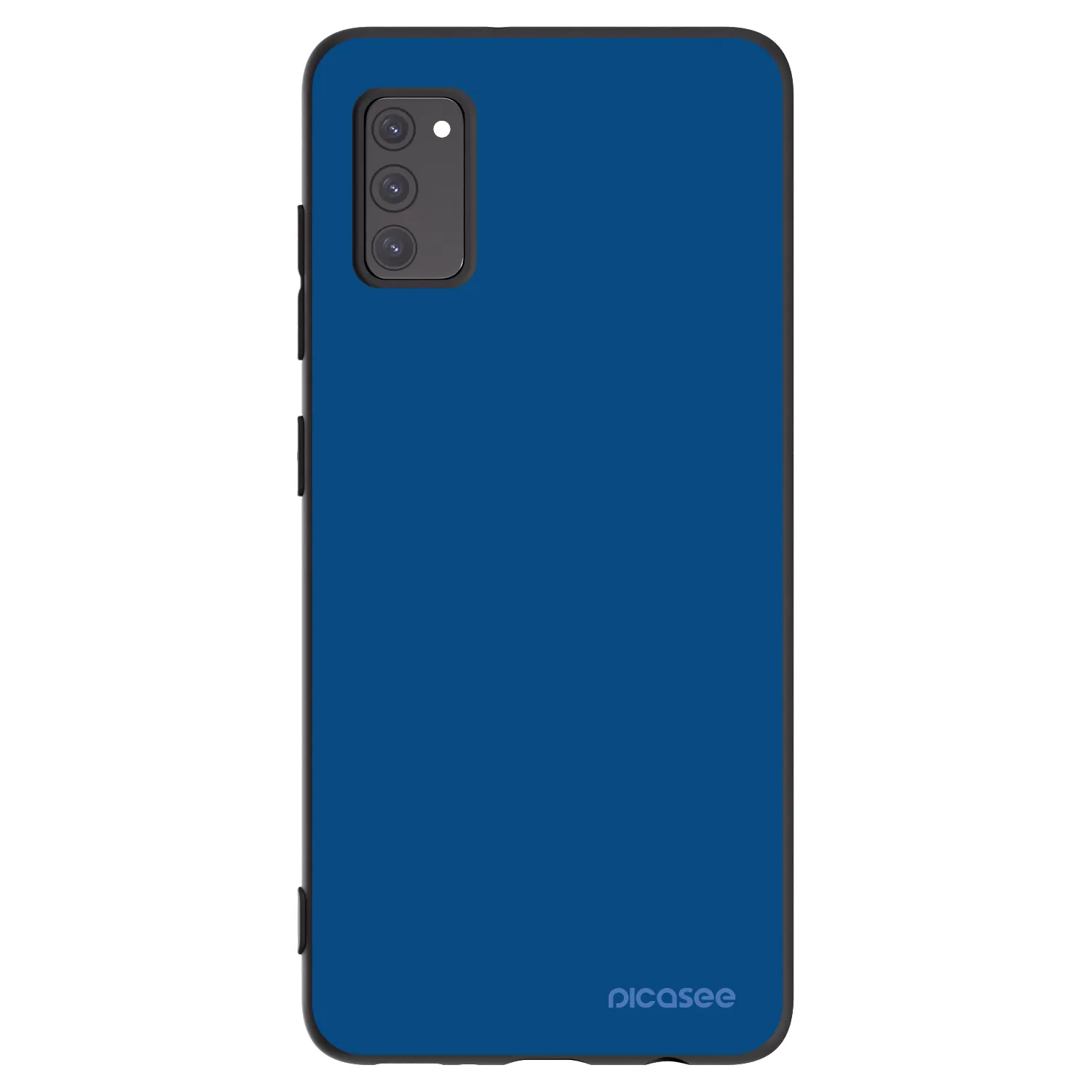 Picasee silikonowe czarne etui na Samsung Galaxy A41 A415F - Navy Blue