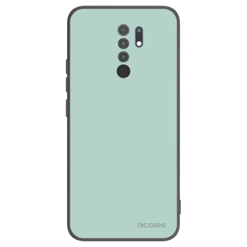 Picasee silikonowe czarne etui na Xiaomi Redmi 9 - Pastel Charm