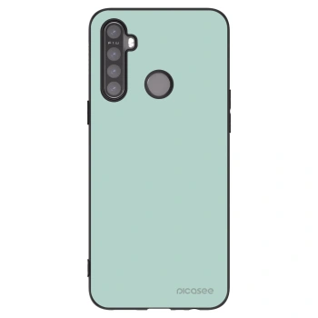 Picasee silikonowe czarne etui na Realme 6i - Pastel Charm