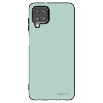 Picasee silikonowe czarne etui na Samsung Galaxy A12 A125F - Pastel Charm