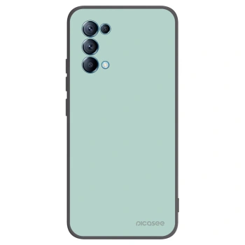 Picasee silikonowe czarne etui na OPPO Reno 5 5G - Pastel Charm