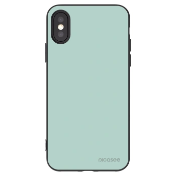Picasee silikonowe czarne etui na Apple iPhone X/XS - Pastel Charm