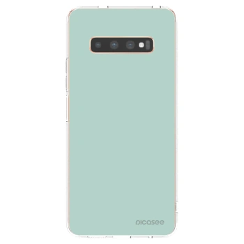 Picasee silikonowe przeźroczyste etui na Samsung Galaxy S10 Plus G975 - Pastel Charm