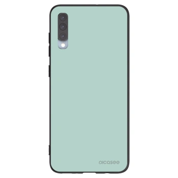 Picasee silikonowe czarne etui na Samsung Galaxy A70 A705F - Pastel Charm