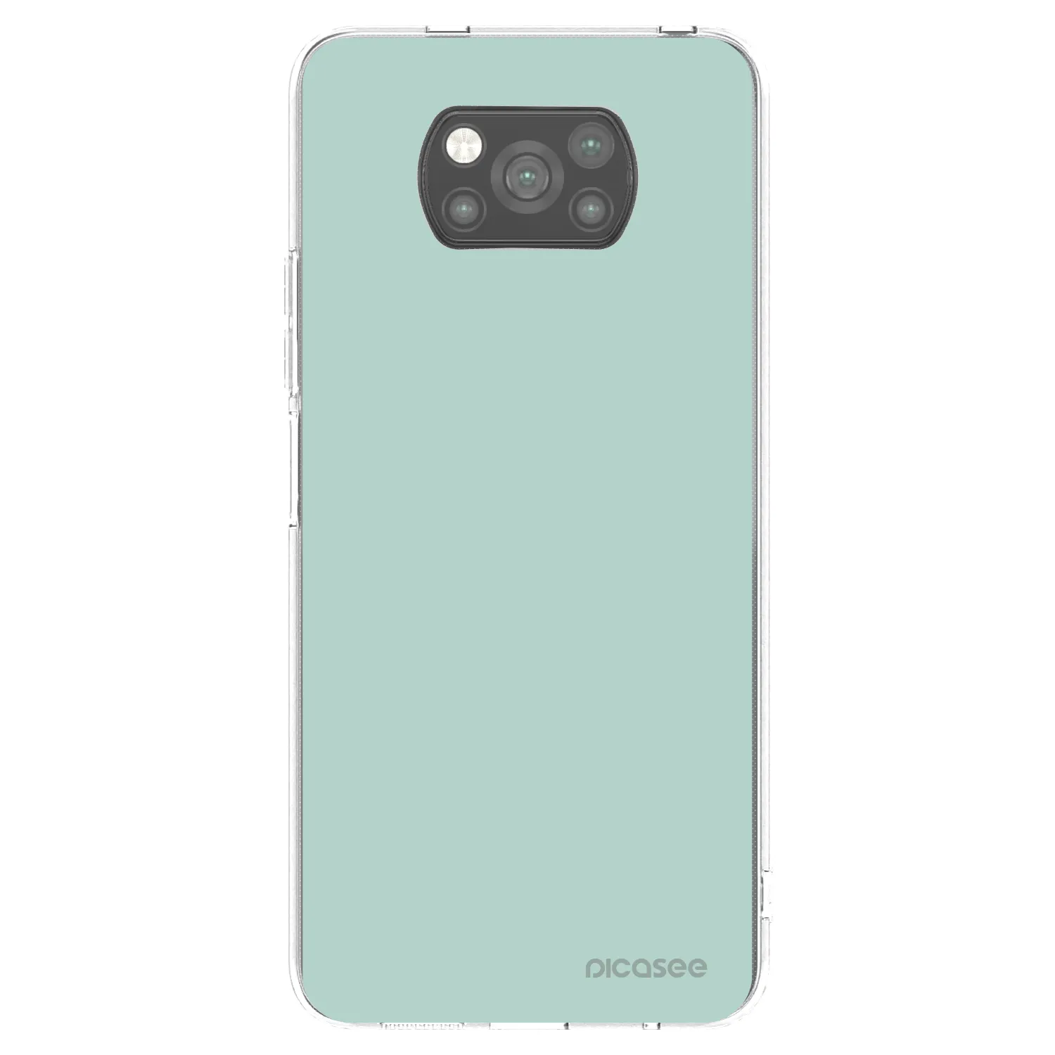 Picasee silikonowe czarne etui na Xiaomi Poco X3 - Pastel Charm
