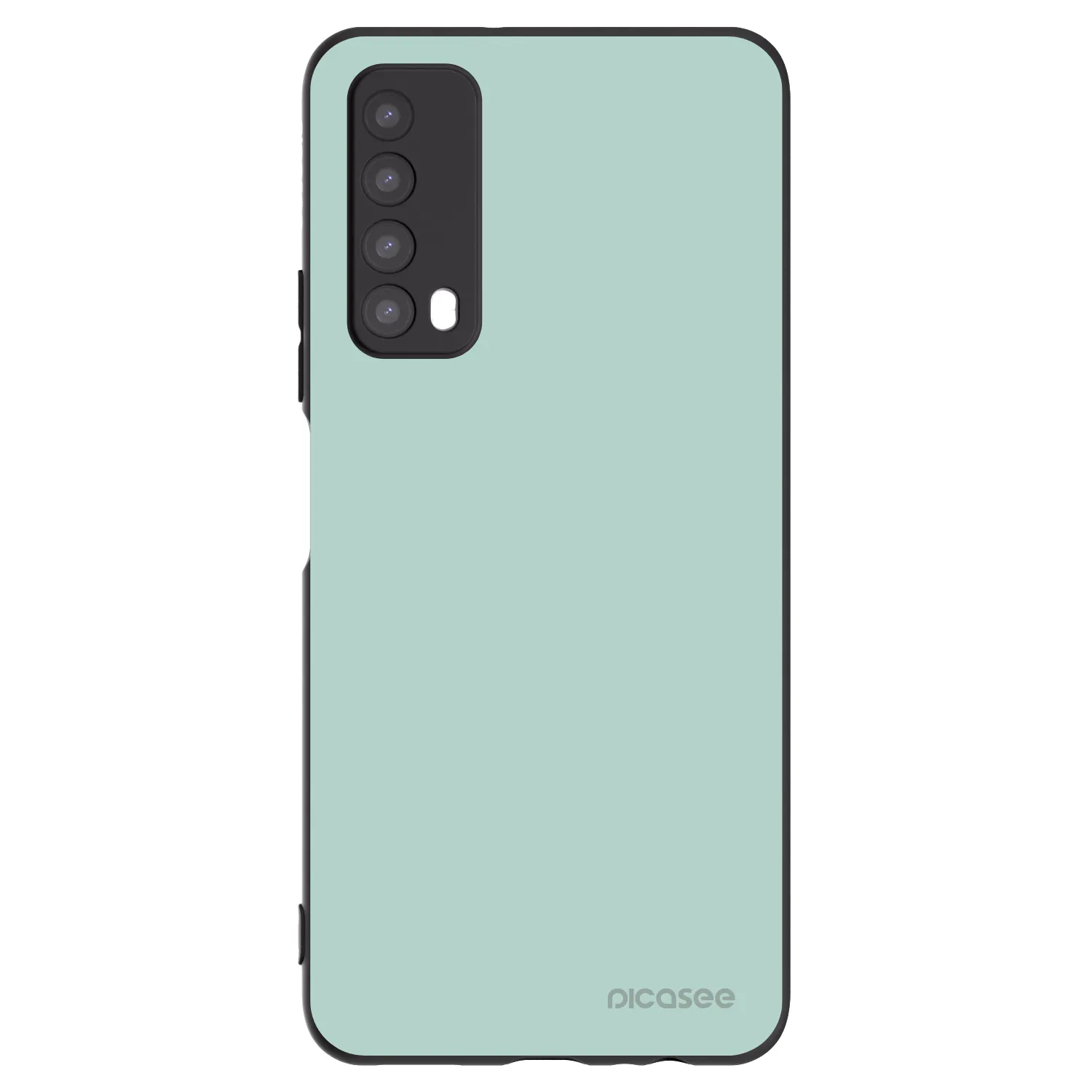 Picasee silikonowe czarne etui na Huawei P Smart 2021 - Pastel Charm