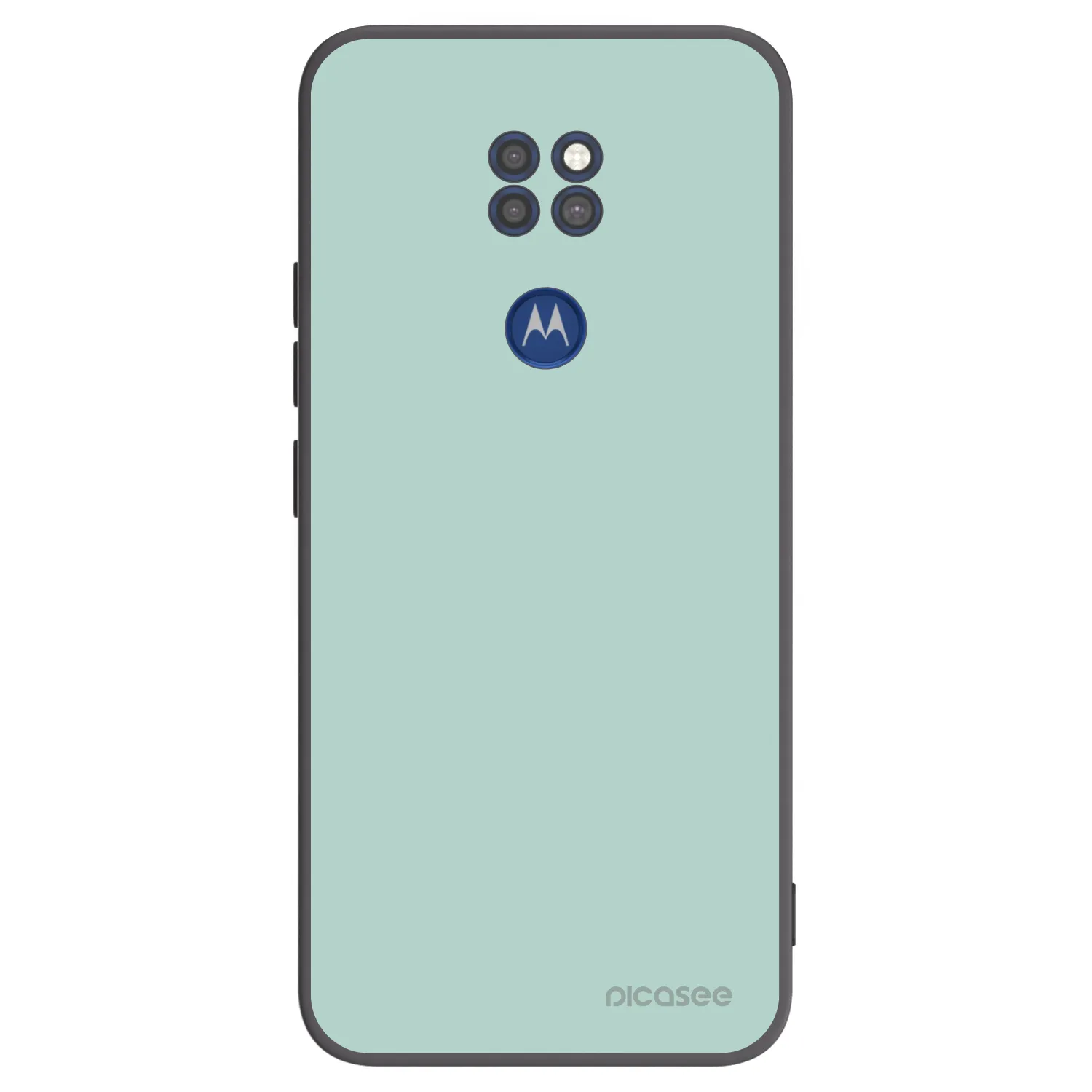 Picasee silikonowe czarne etui na Motorola Moto G9 Play - Pastel Charm