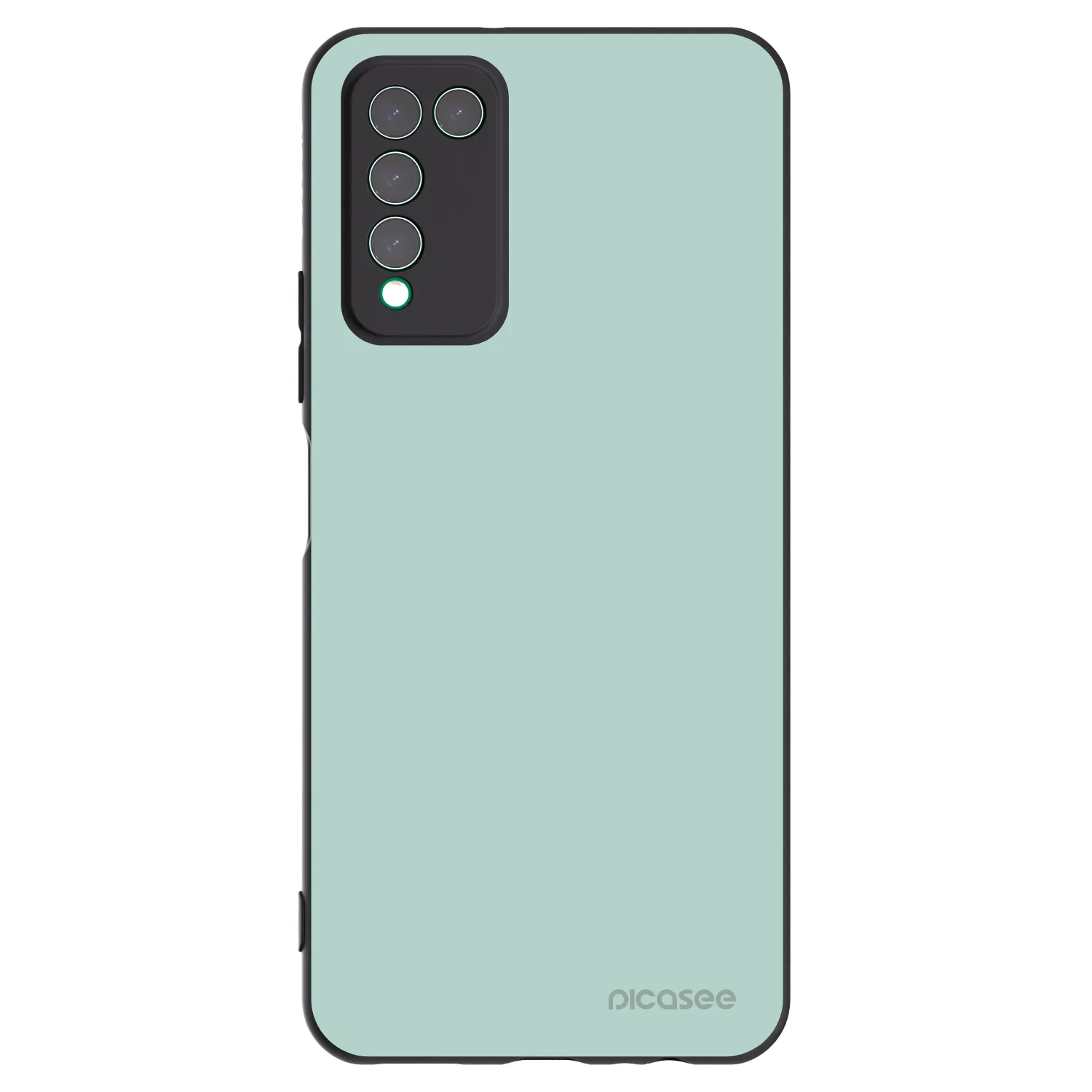 Picasee silikonowe czarne etui na Honor 10X Lite - Pastel Charm