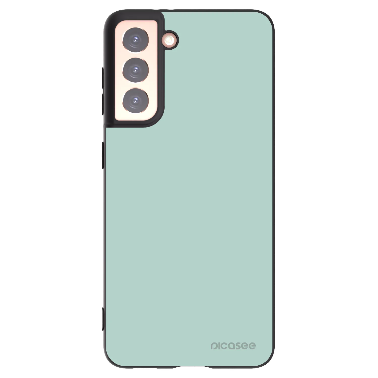 Picasee silikonowe czarne etui na Samsung Galaxy S21 5G G991B - Pastel Charm